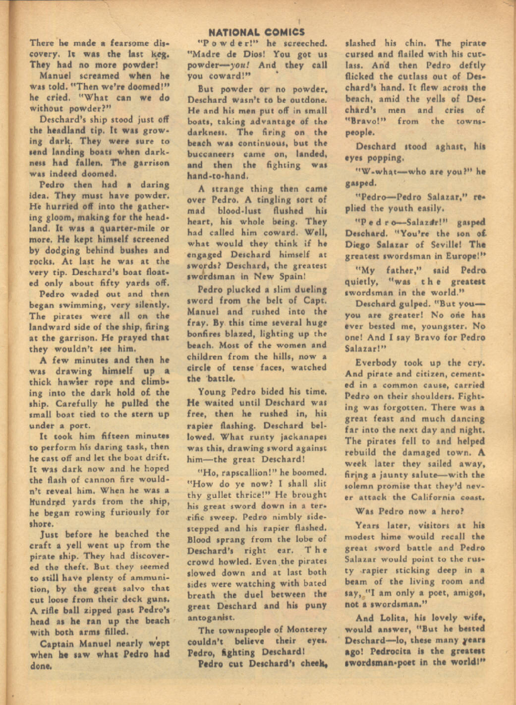 Read online National Comics comic -  Issue #40 - 45