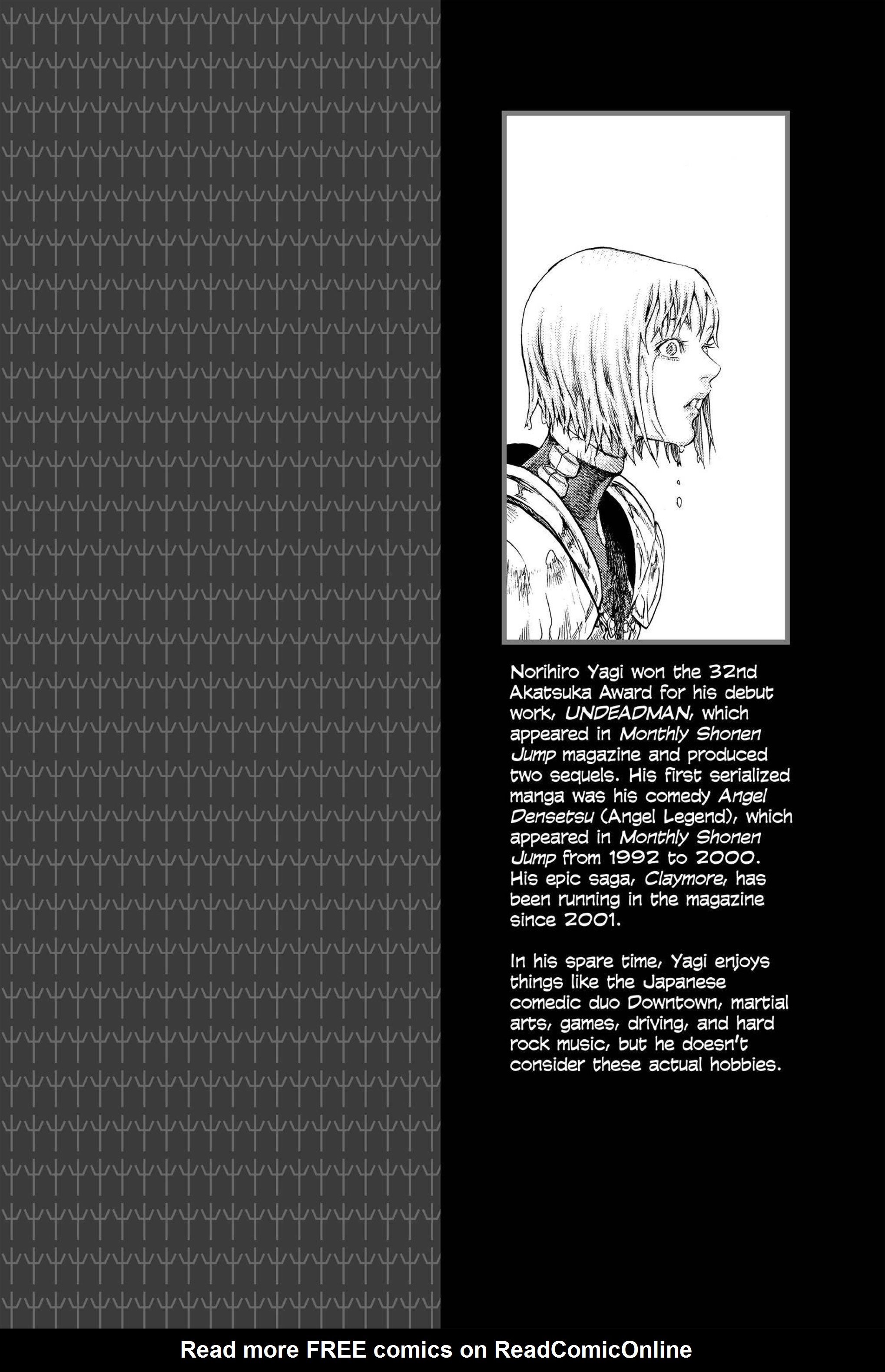 Read online Claymore comic -  Issue #7 - 2