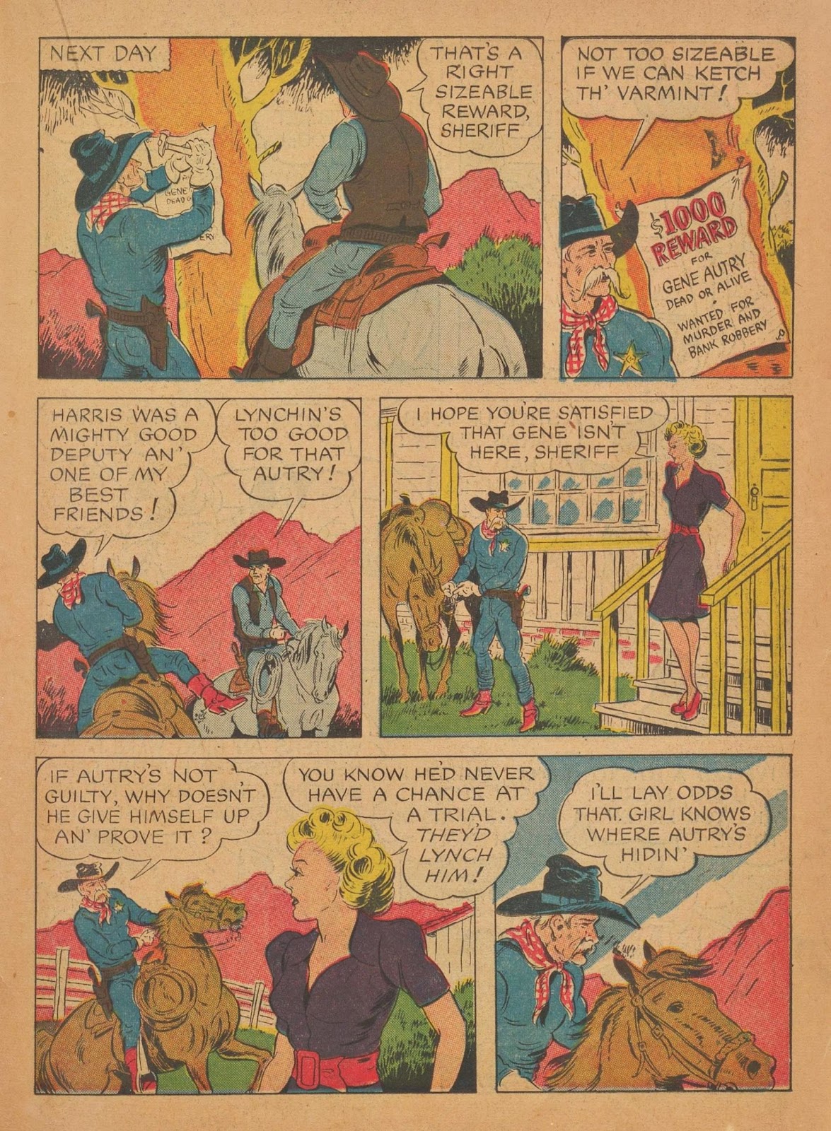 Gene Autry Comics issue 6 - Page 35