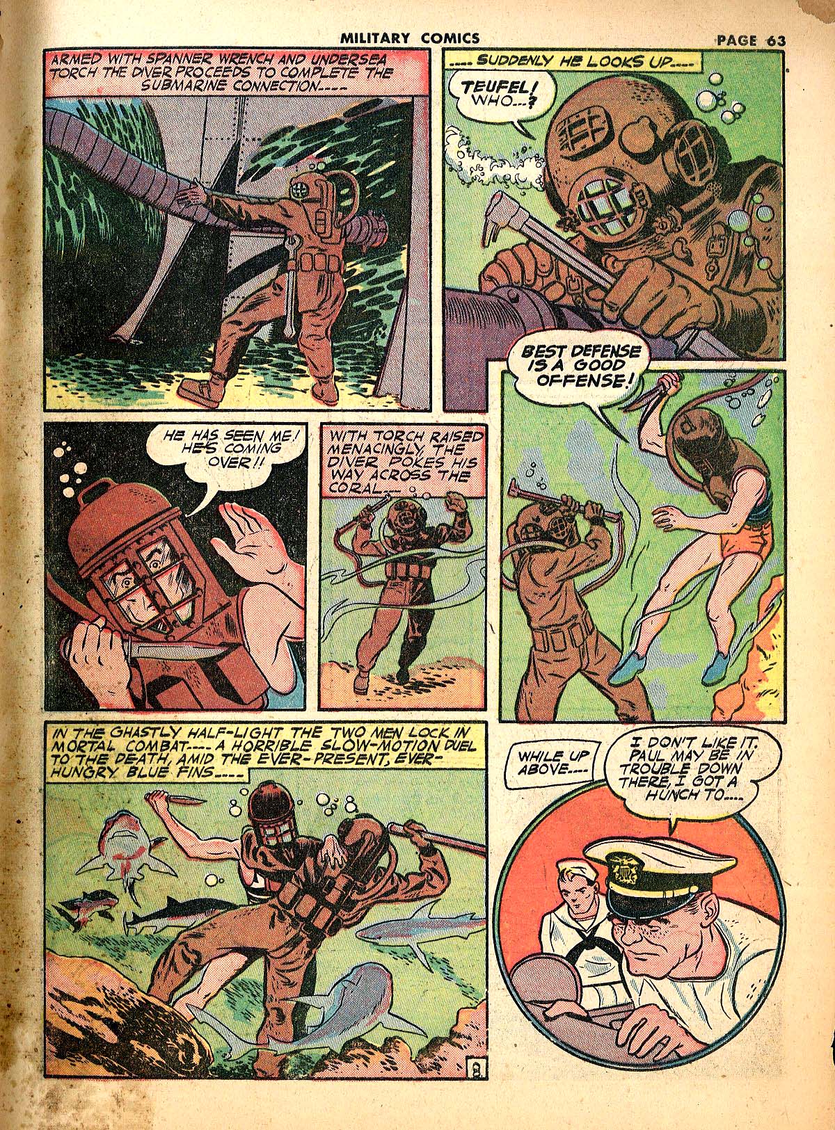 Read online Military Comics comic -  Issue #18 - 65