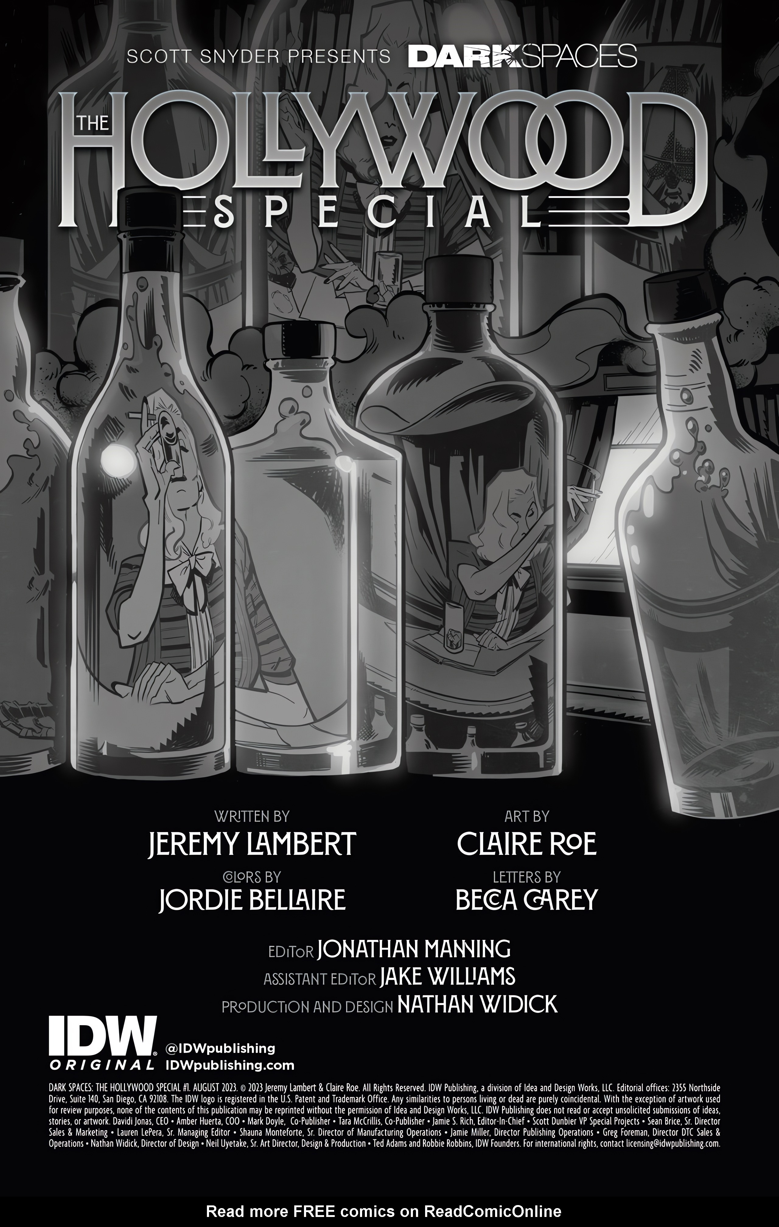 Read online Dark Spaces: The Hollywood Special comic -  Issue #1 - 2