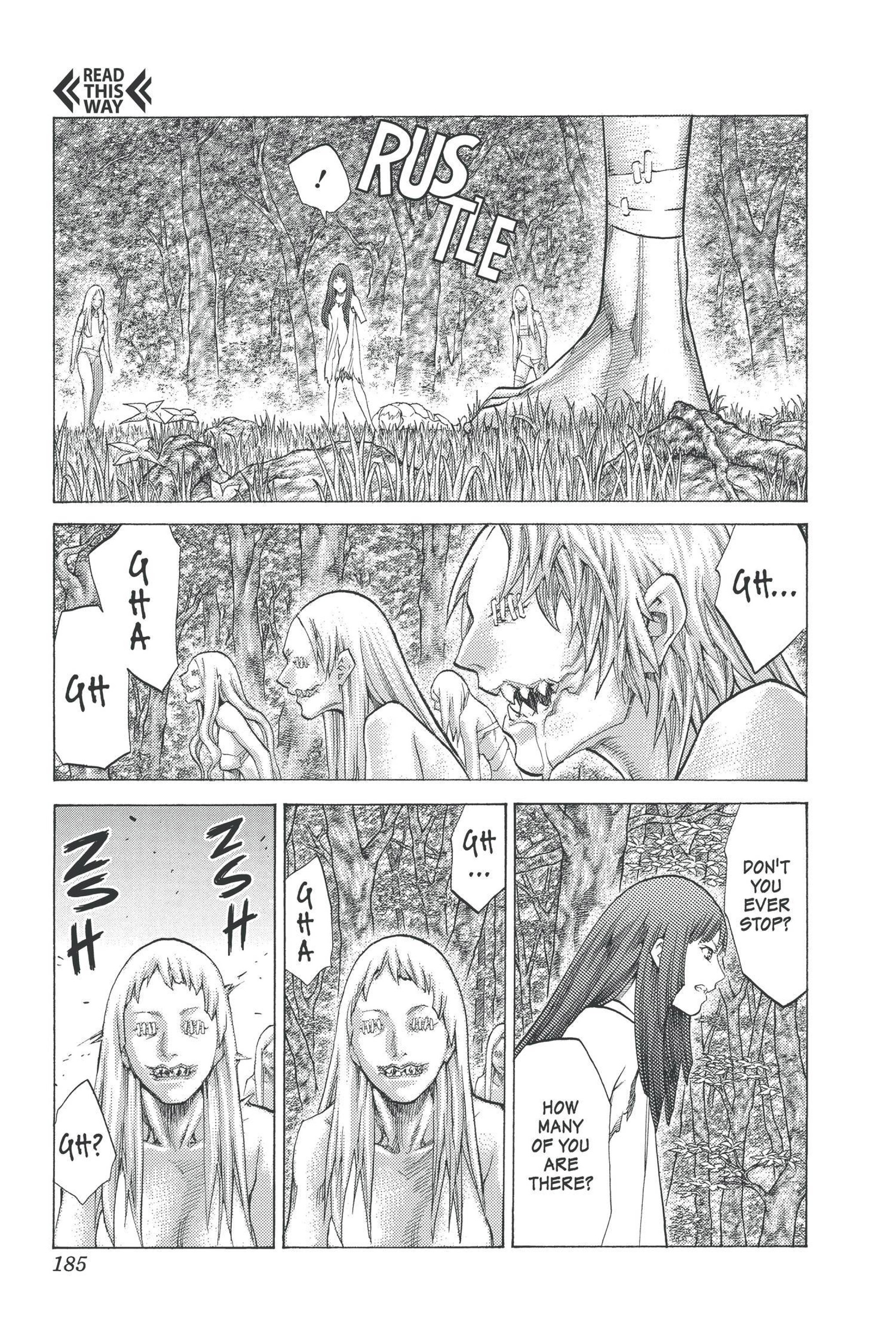 Read online Claymore comic -  Issue #17 - 170