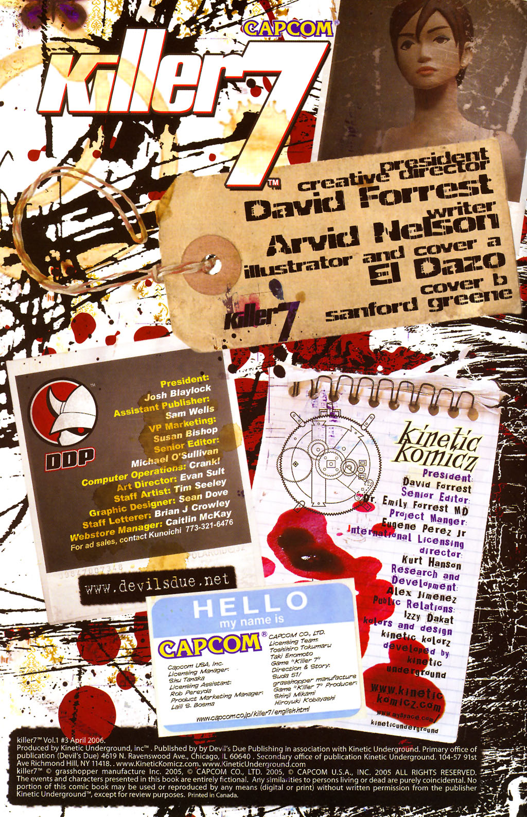 Read online killer7 comic -  Issue #3 - 2