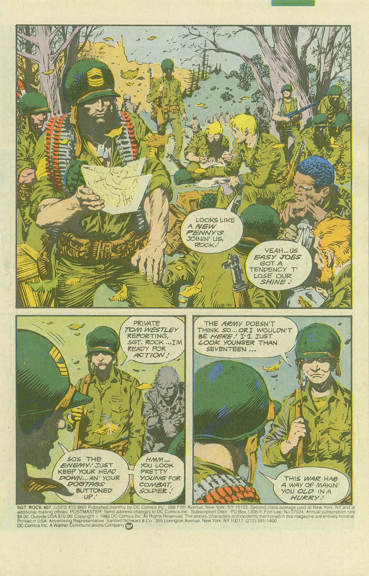 Read online Sgt. Rock comic -  Issue #407 - 3