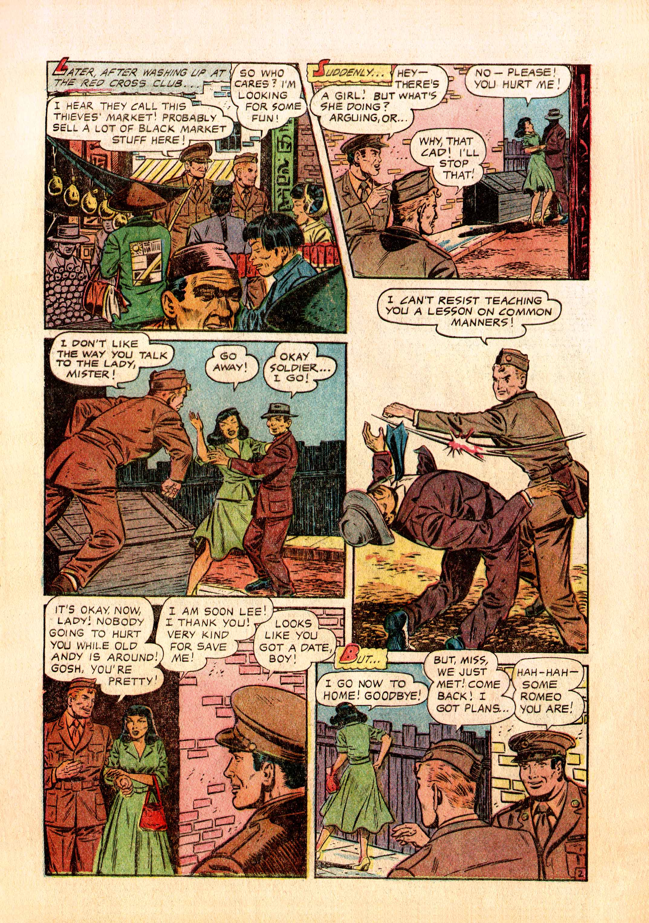 Read online Men in Action (1957) comic -  Issue #3 - 4