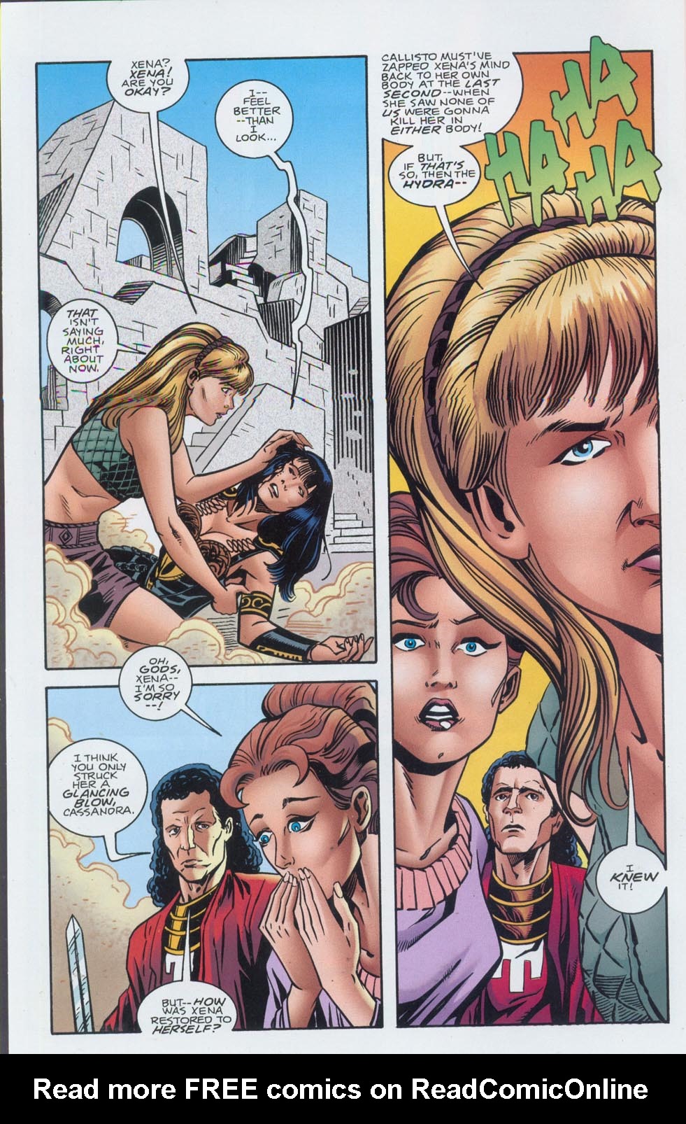 Read online Xena: Warrior Princess vs Callisto comic -  Issue #2 - 7