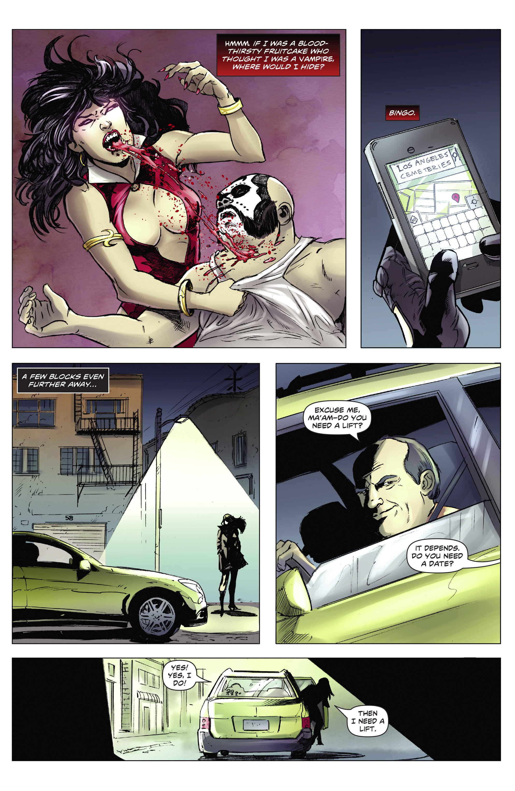 Read online Swords of Sorrow: Vampirella & Jennifer Blood comic -  Issue #2 - 20
