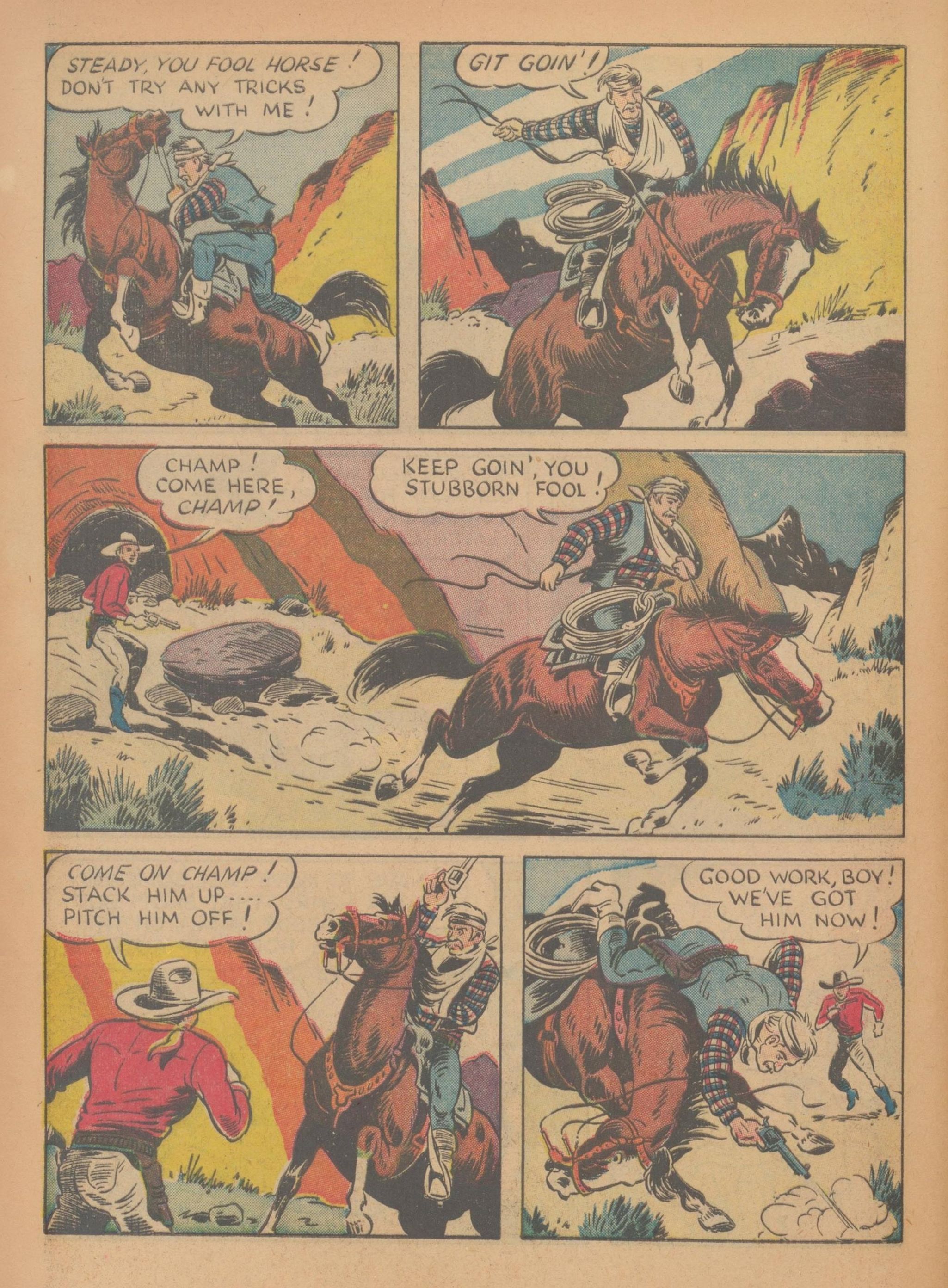 Read online Gene Autry Comics comic -  Issue #5 - 54