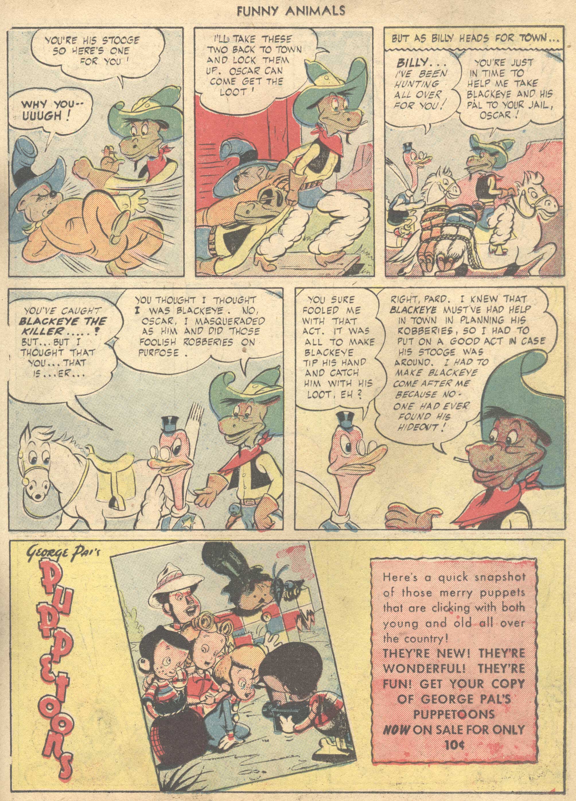 Read online Fawcett's Funny Animals comic -  Issue #37 - 21