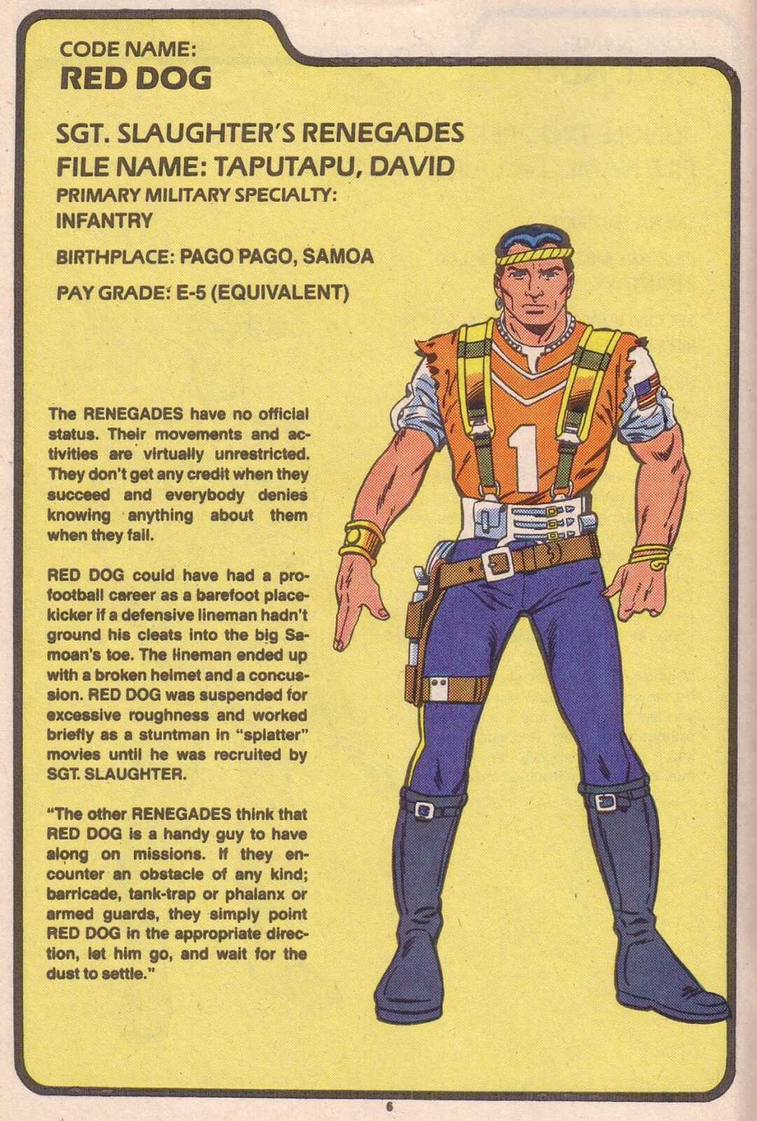 Read online The G.I. Joe Order of Battle comic -  Issue #2 - 8