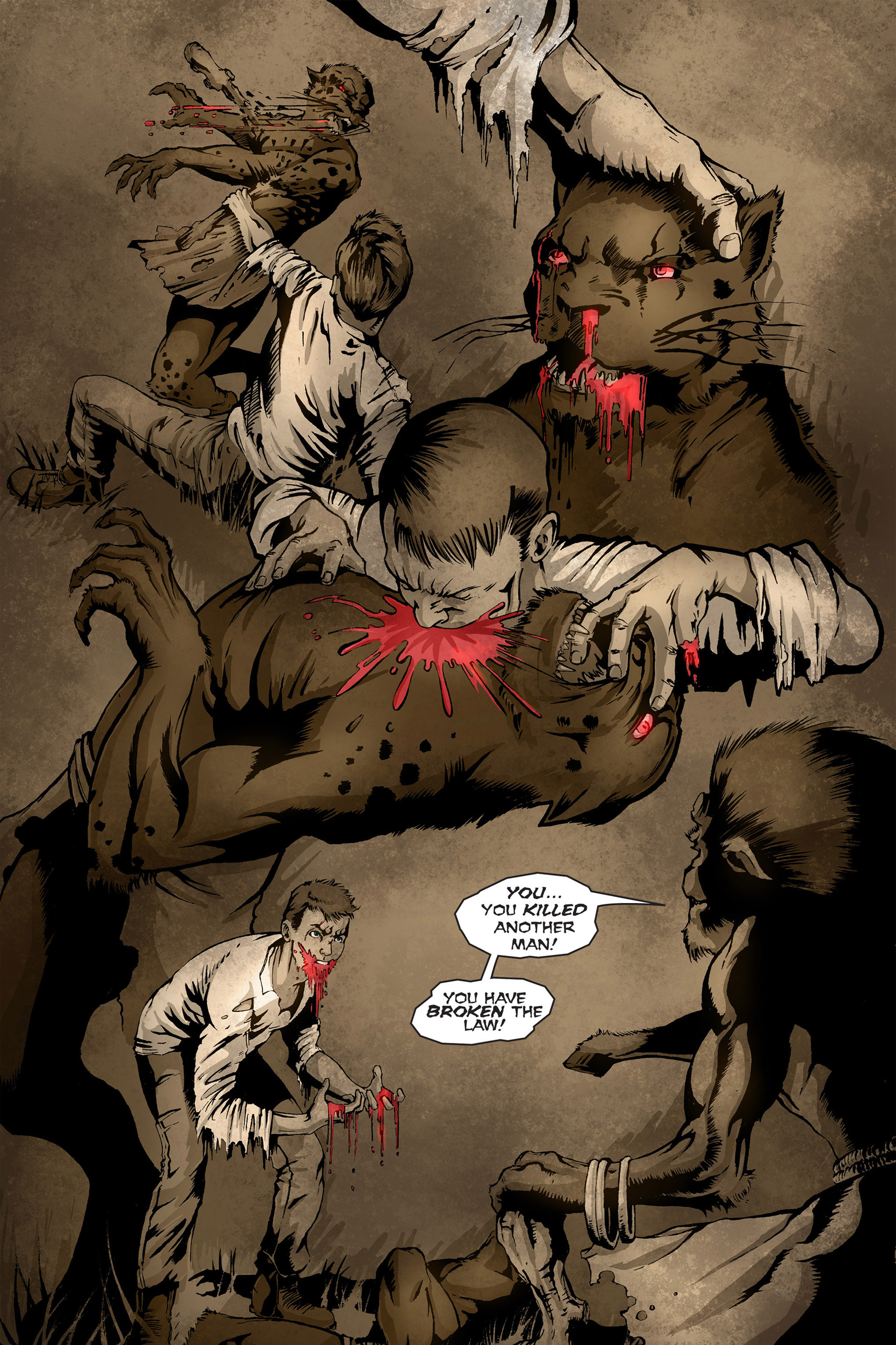 Read online The Army of Dr. Moreau comic -  Issue #2 - 4