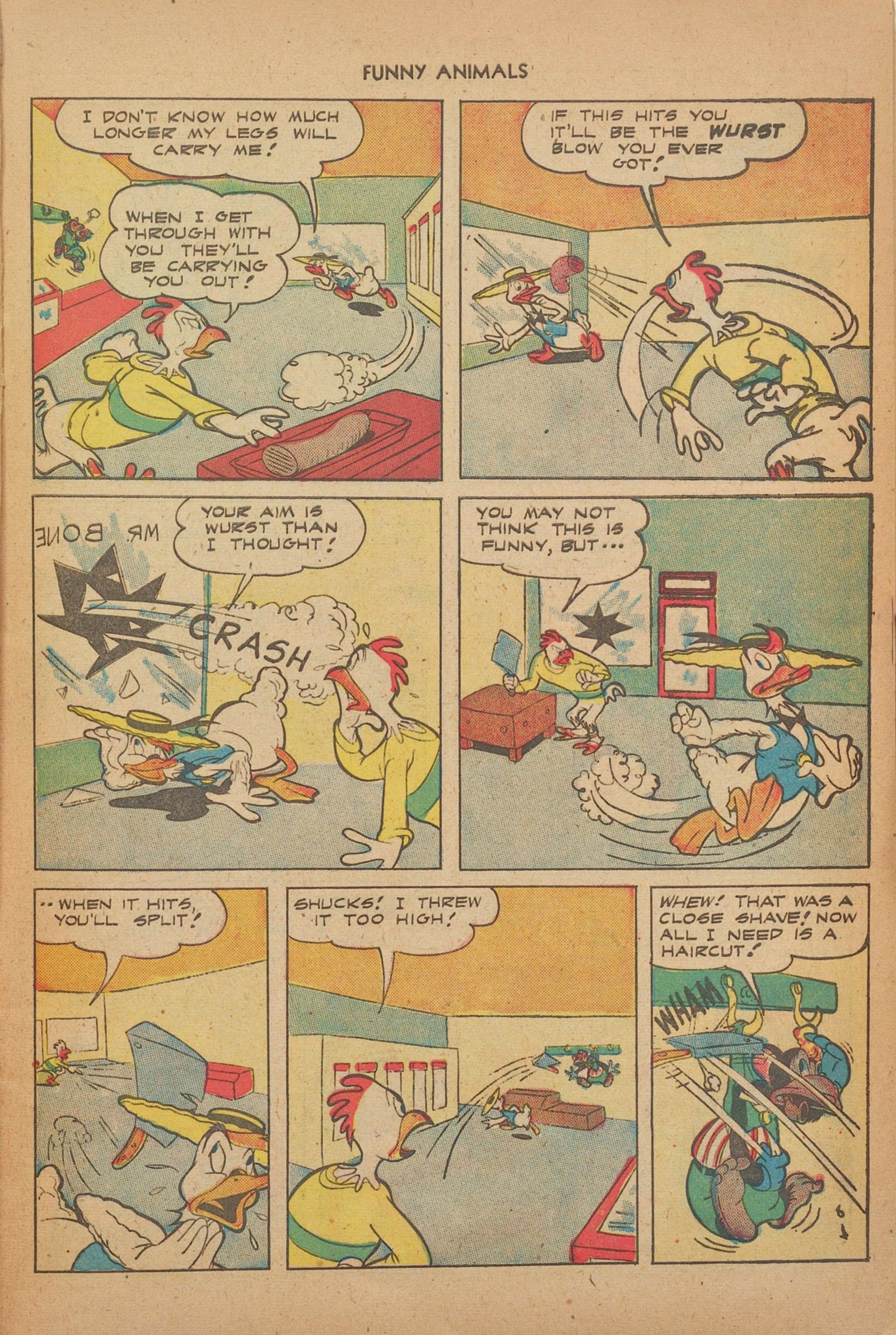 Read online Fawcett's Funny Animals comic -  Issue #62 - 7
