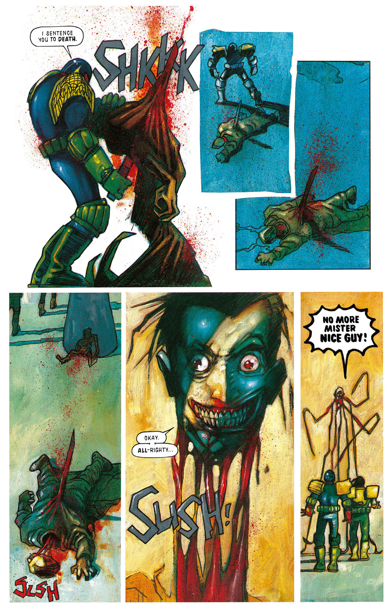 Read online Essential Judge Dredd: Judgement Day comic -  Issue # TPB - 141