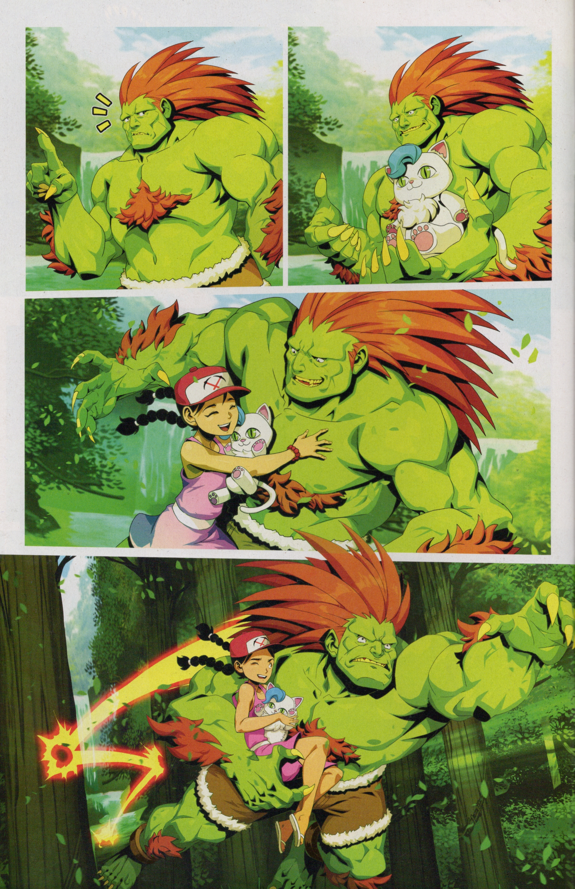 Read online Free Comic Book Day 2022 comic -  Issue # Udon Street Fighter Masters Blanka - 12