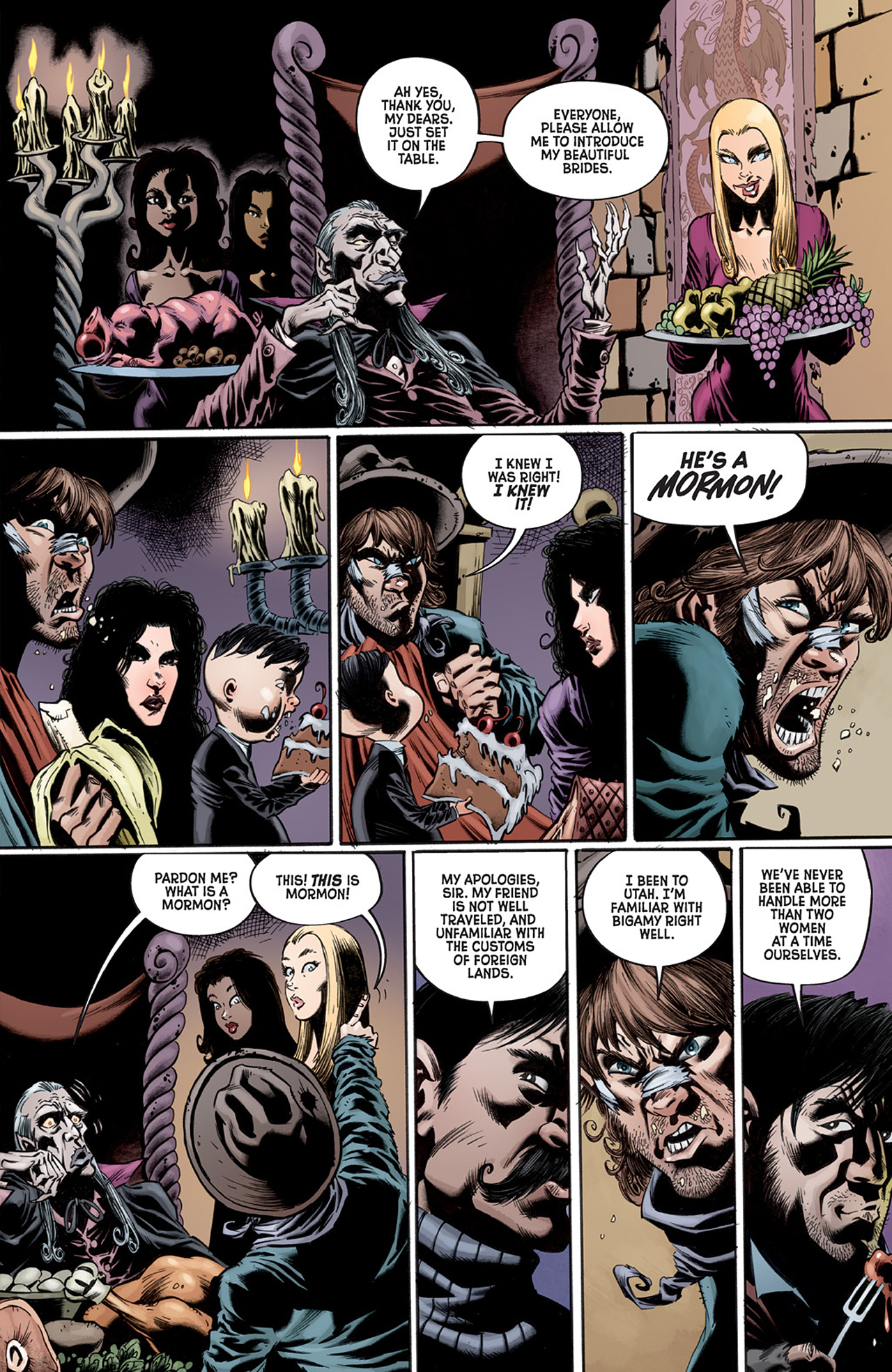 Read online Billy the Kid's Old Timey Oddities and the Orm of Loch Ness comic -  Issue #2 - 17