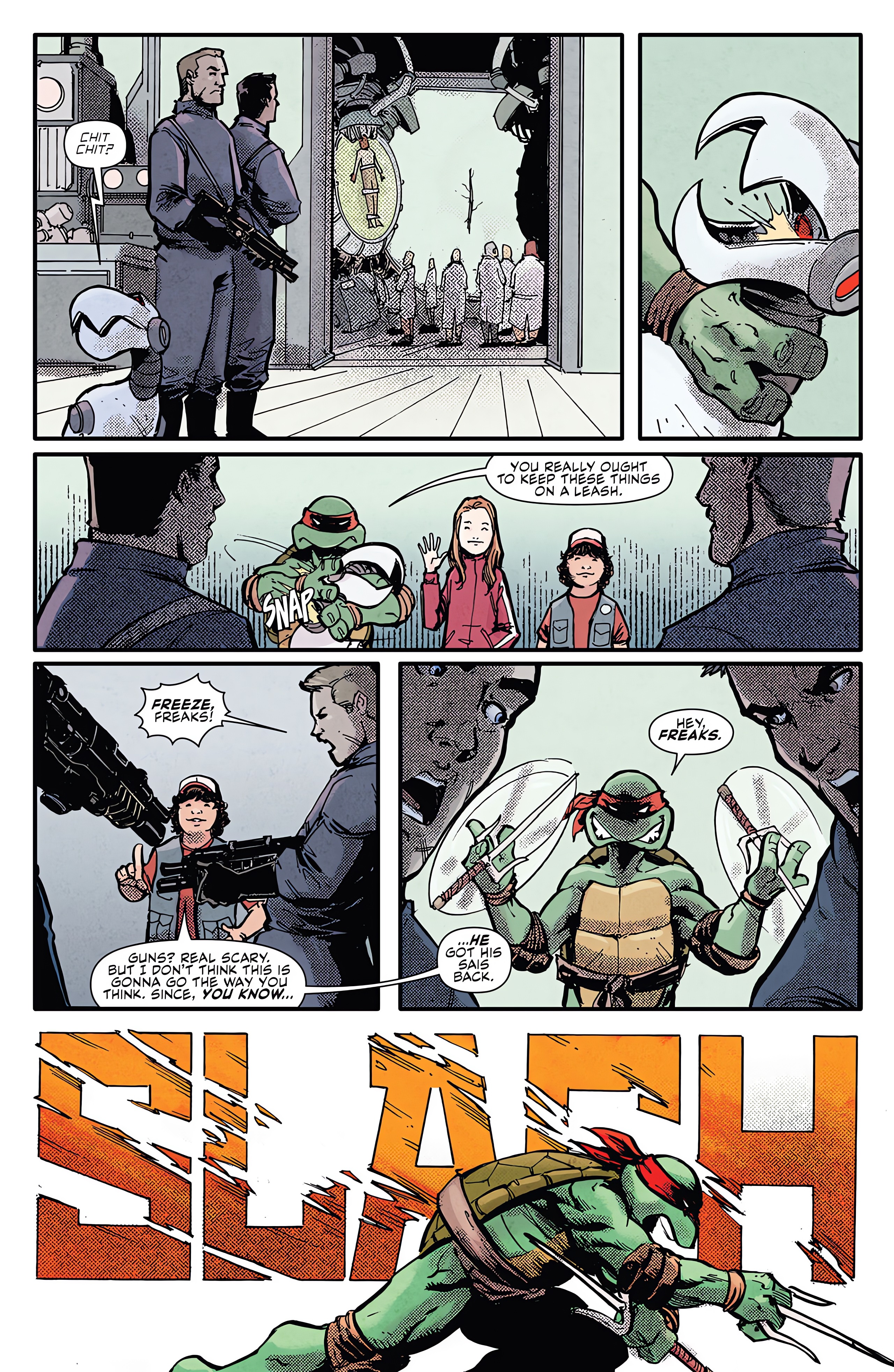 Read online Teenage Mutant Ninja Turtles x Stranger Things comic -  Issue #2 - 16