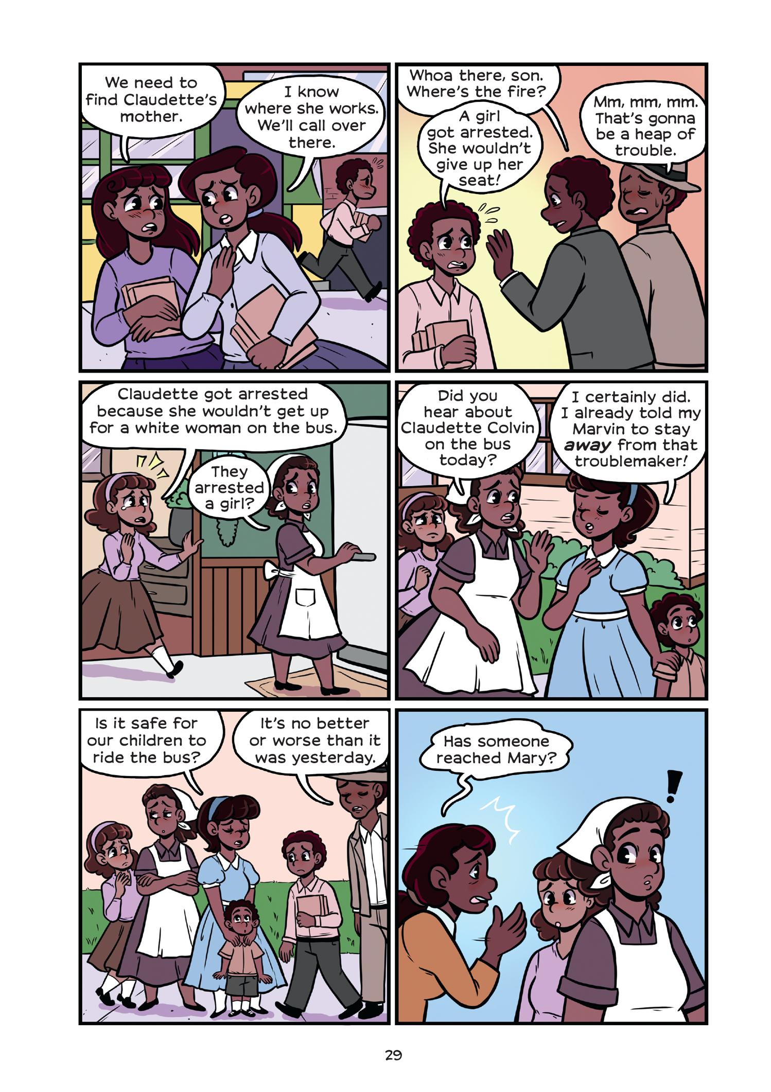 Read online History Comics comic -  Issue # Rosa Parks & Claudette Colvin - Civil Rights Heroes - 34