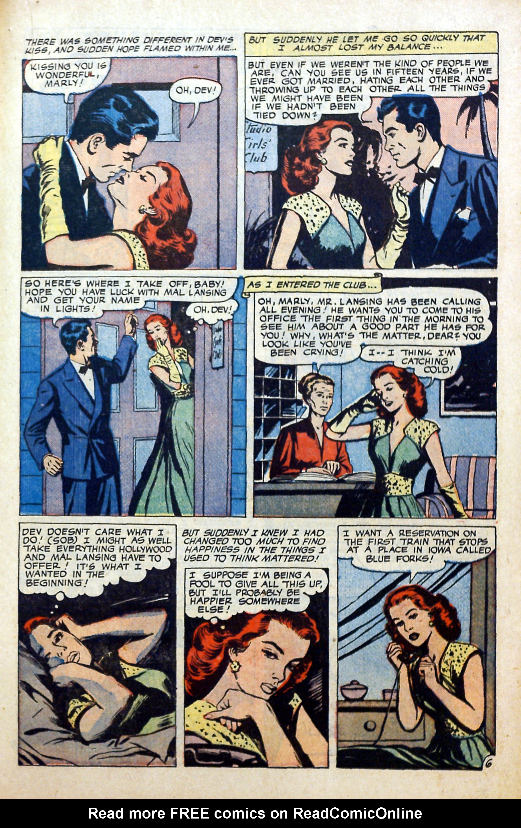Read online Glamorous Romances comic -  Issue #53 - 23