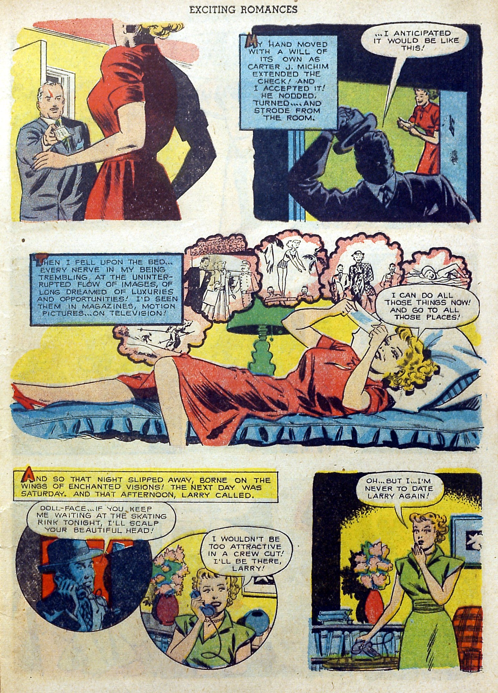 Read online Exciting Romances comic -  Issue #9 - 9