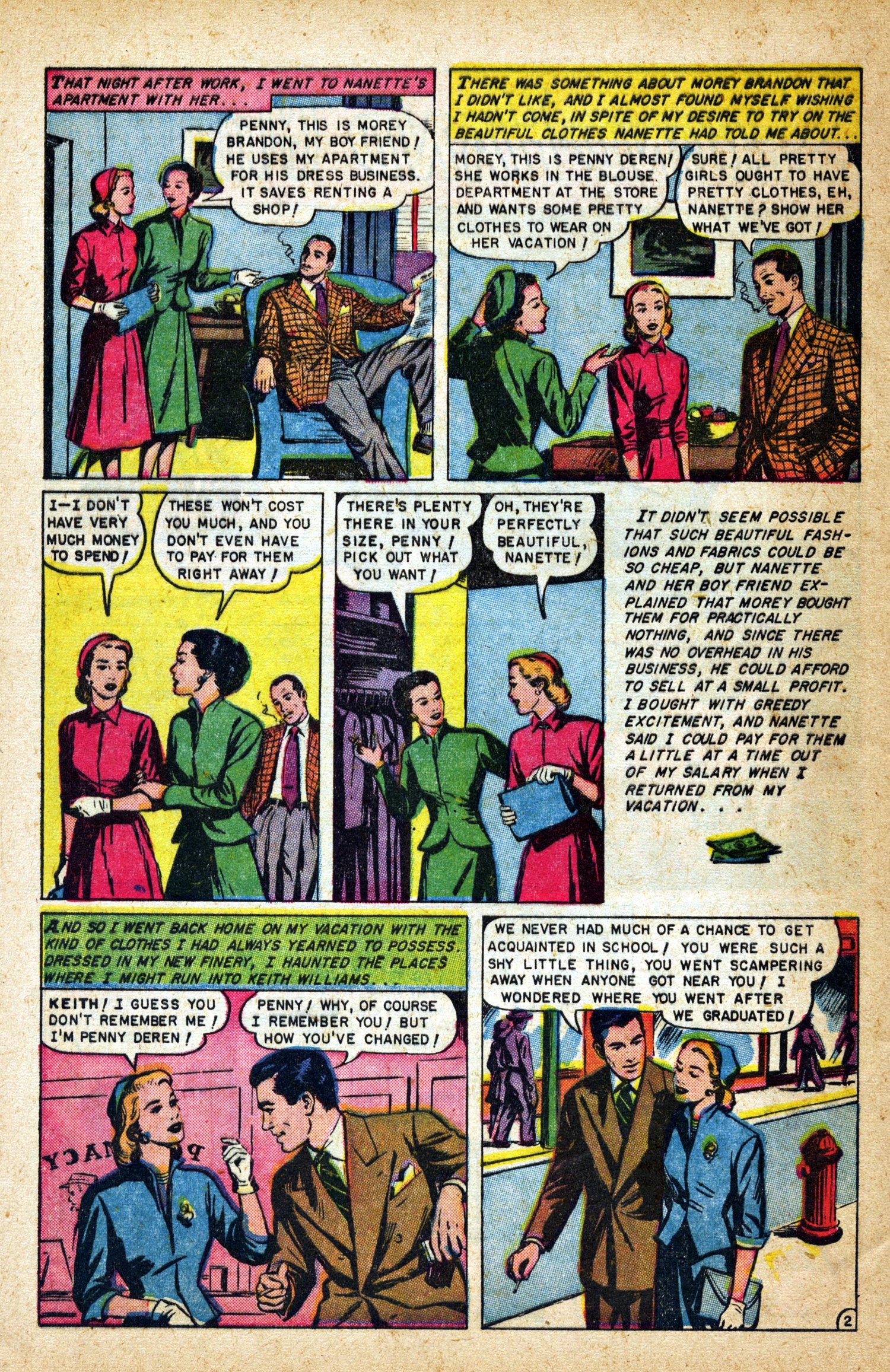 Read online Glamorous Romances comic -  Issue #63 - 28