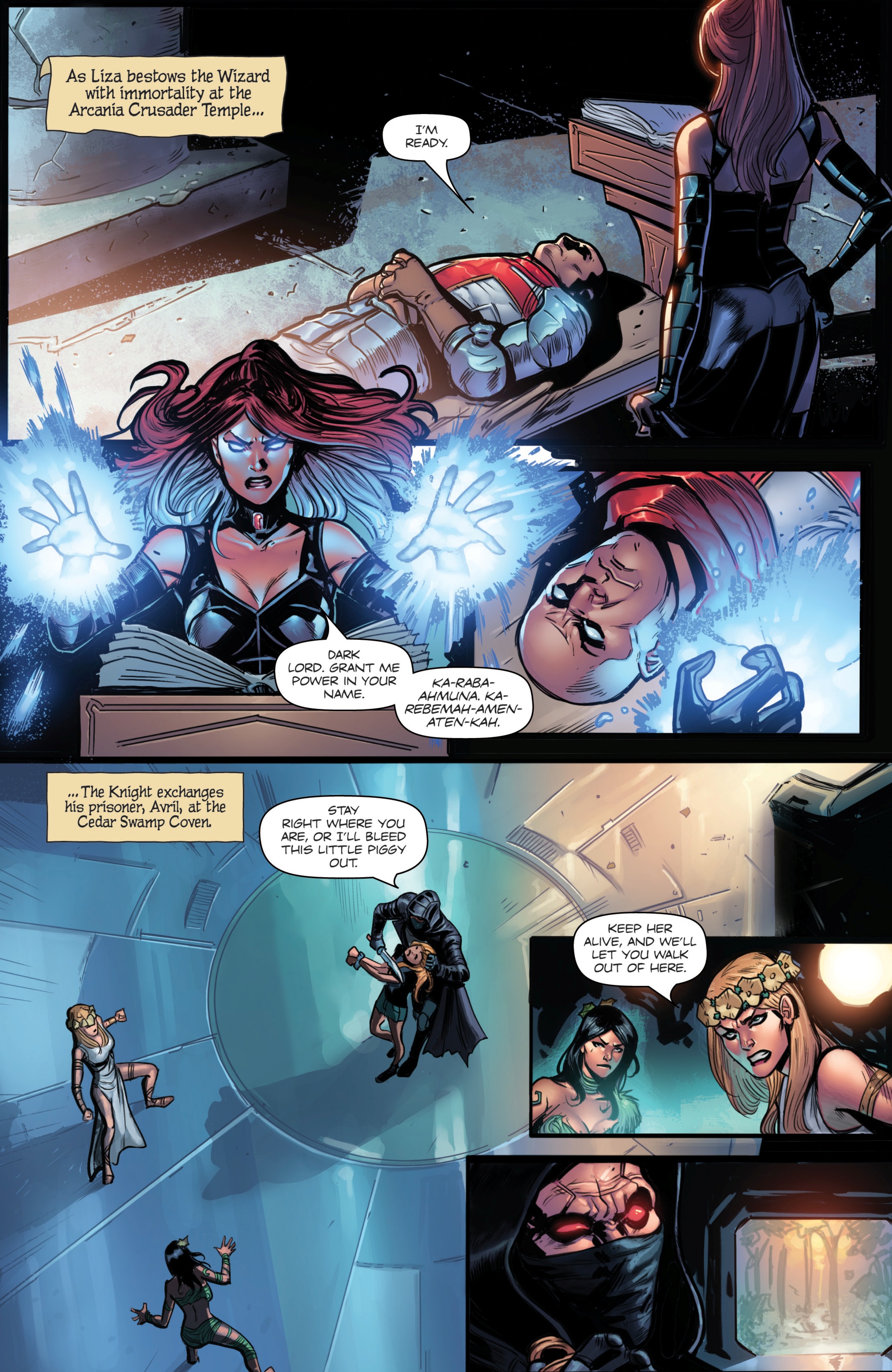 Read online Grimm Fairy Tales presents Coven comic -  Issue #4 - 3