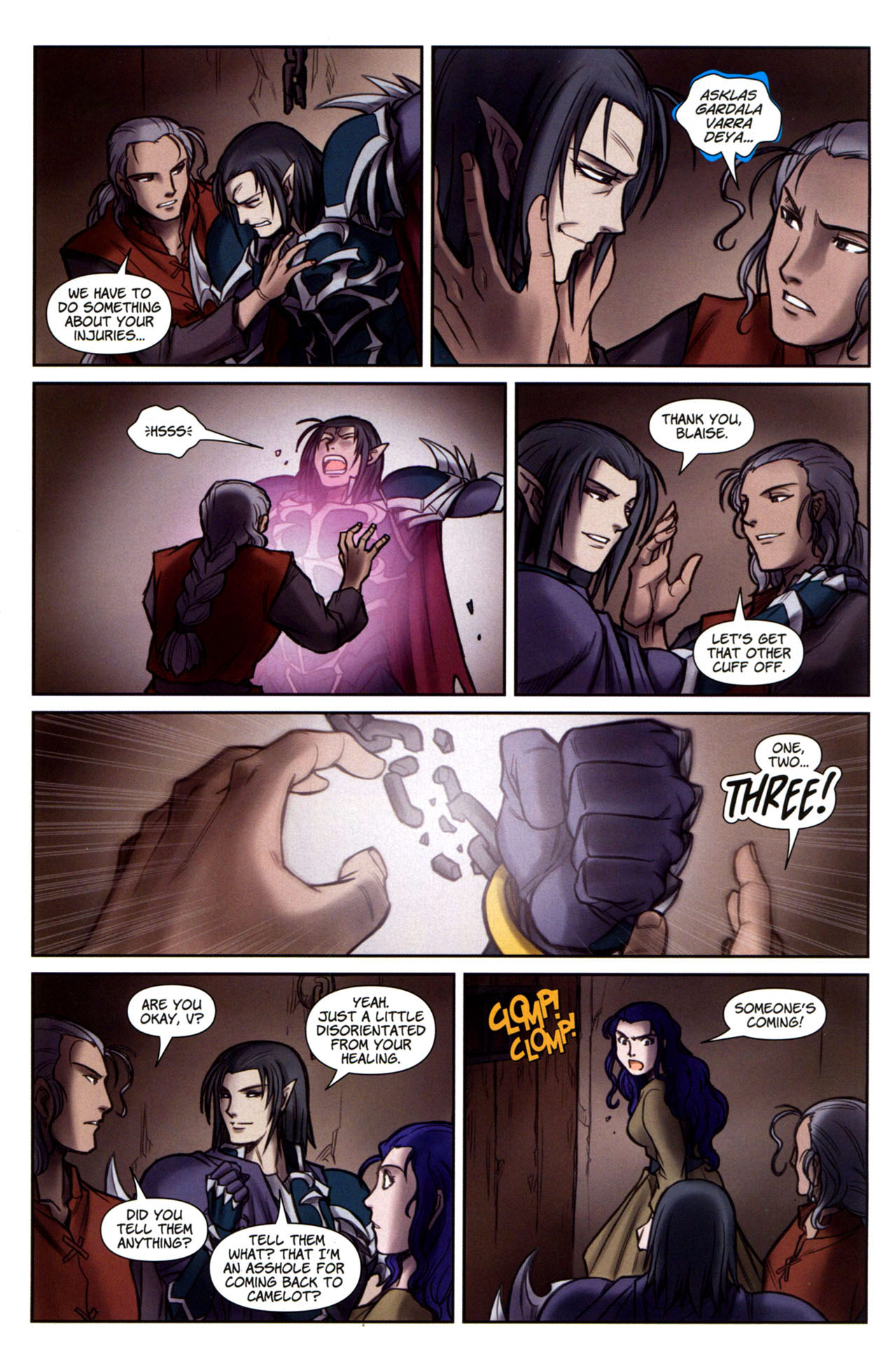 Read online Lords of Avalon: Knight of Darkness comic -  Issue #2 - 17