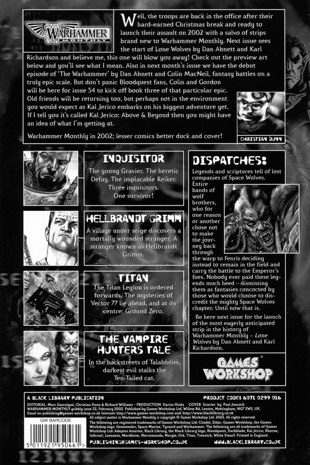 Read online Warhammer Monthly comic -  Issue #52 - 2