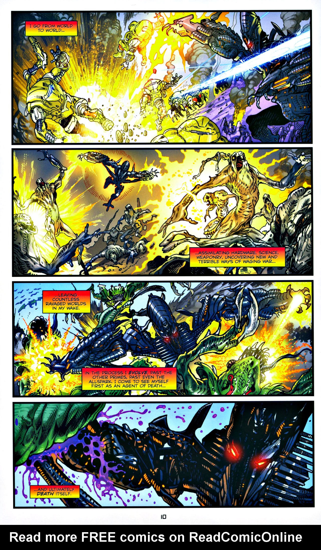 Read online Transformers: Tales of The Fallen comic -  Issue #4 - 11