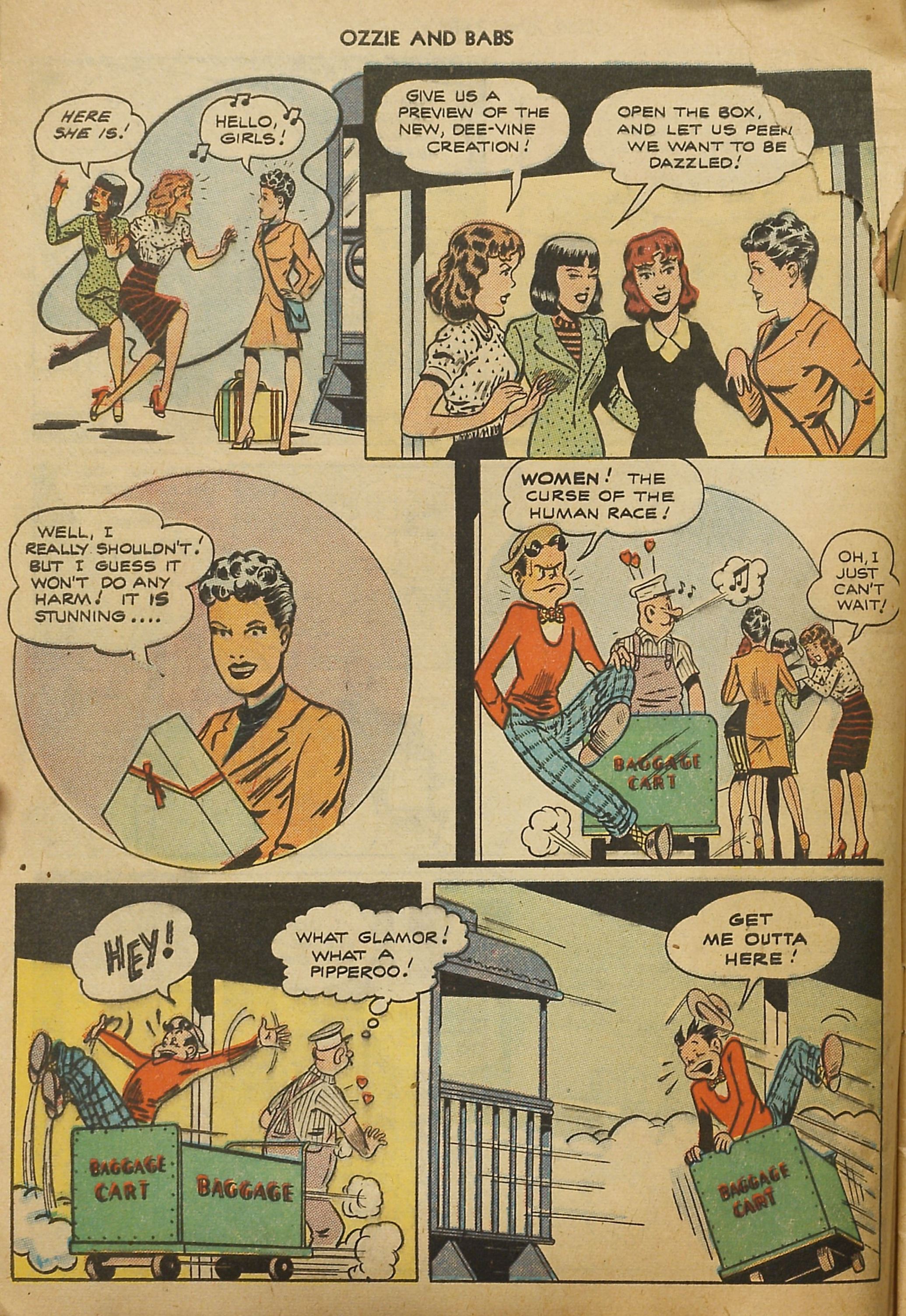 Read online Ozzie And Babs comic -  Issue #1 - 8