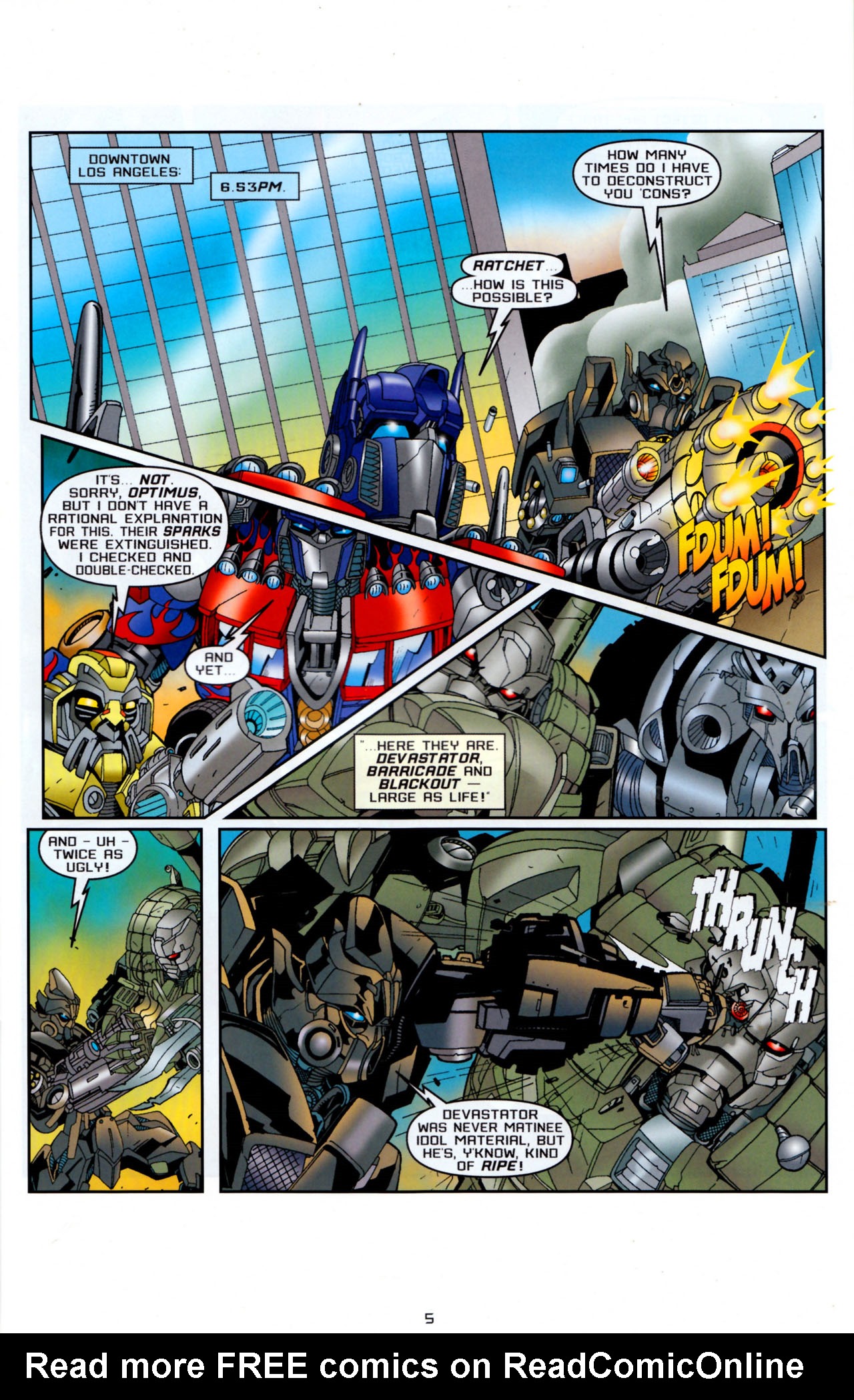 Read online Transformers: Saga of the Allspark comic -  Issue #4 - 8