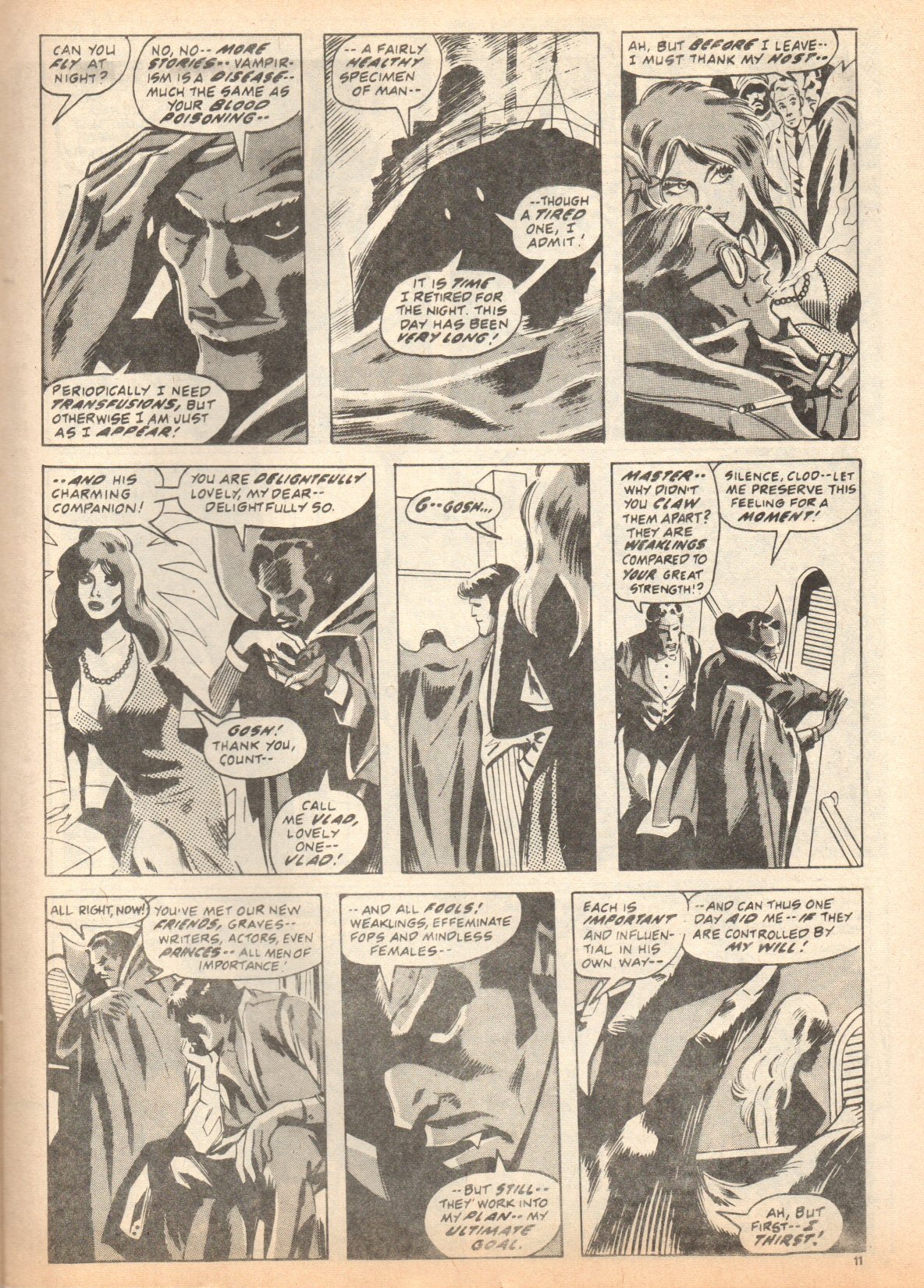 Read online Dracula Lives (1974) comic -  Issue #20 - 11