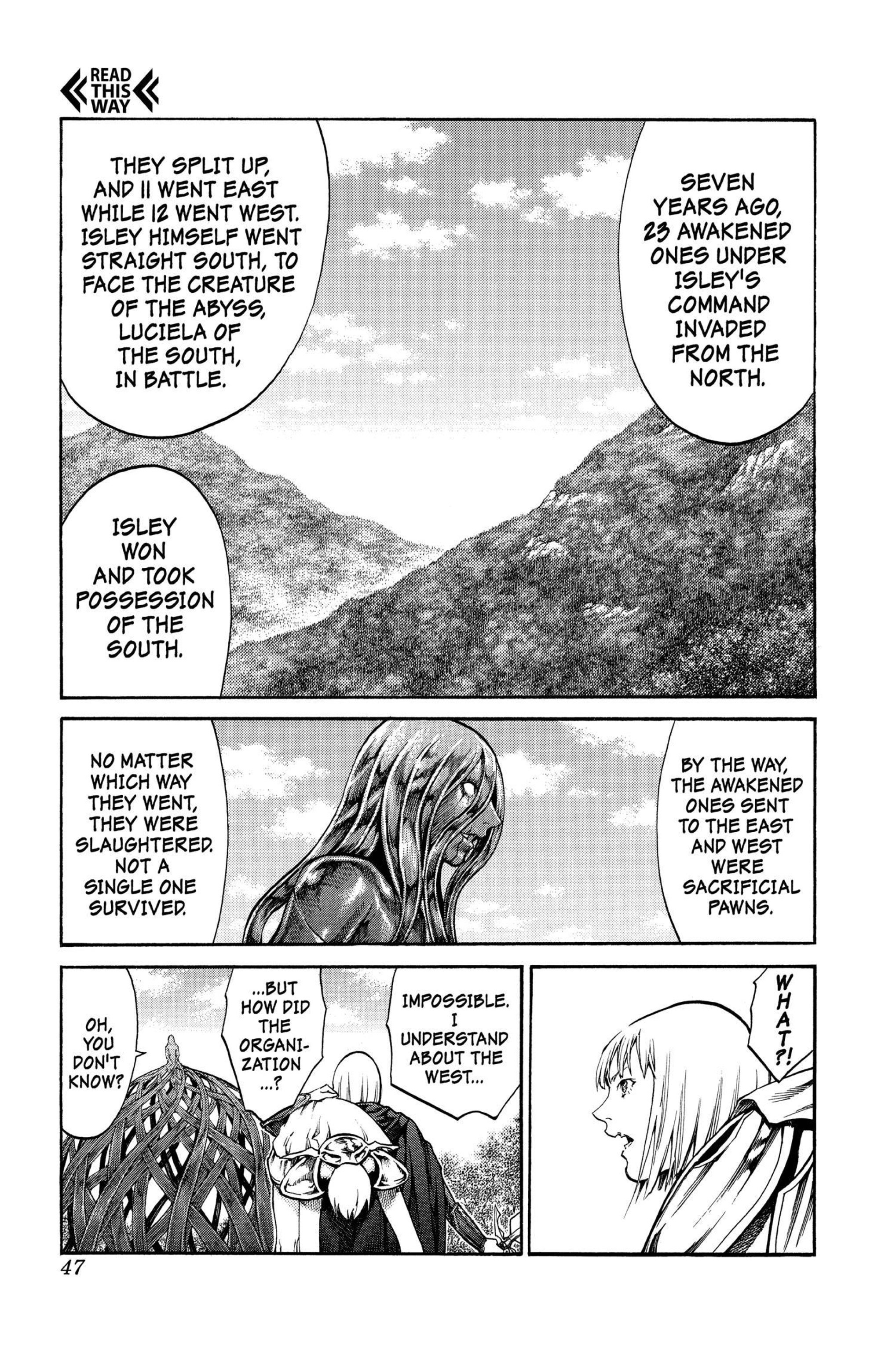 Read online Claymore comic -  Issue #13 - 46