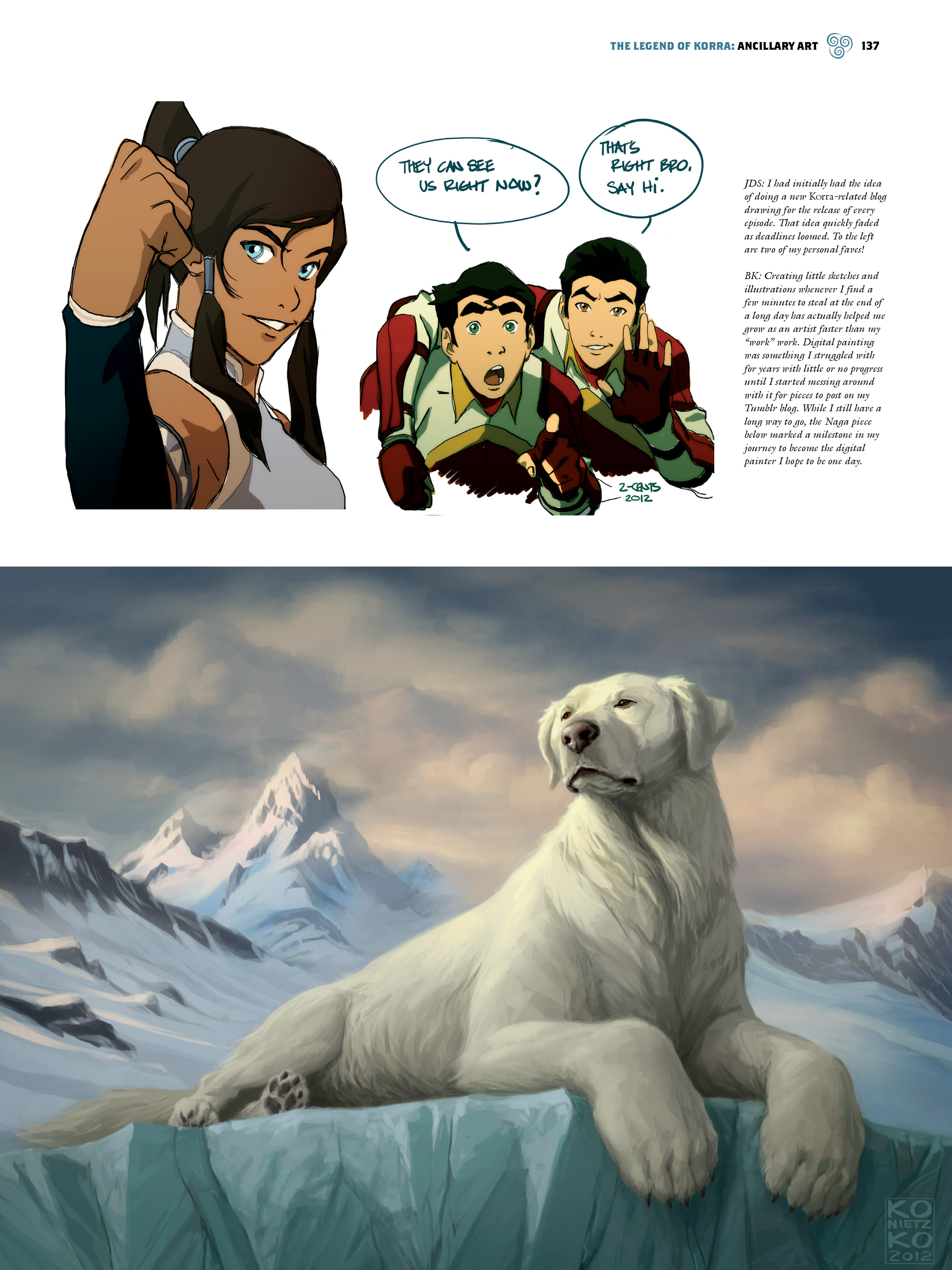 Read online The Legend of Korra: The Art of the Animated Series comic -  Issue # TPB 1 - 122