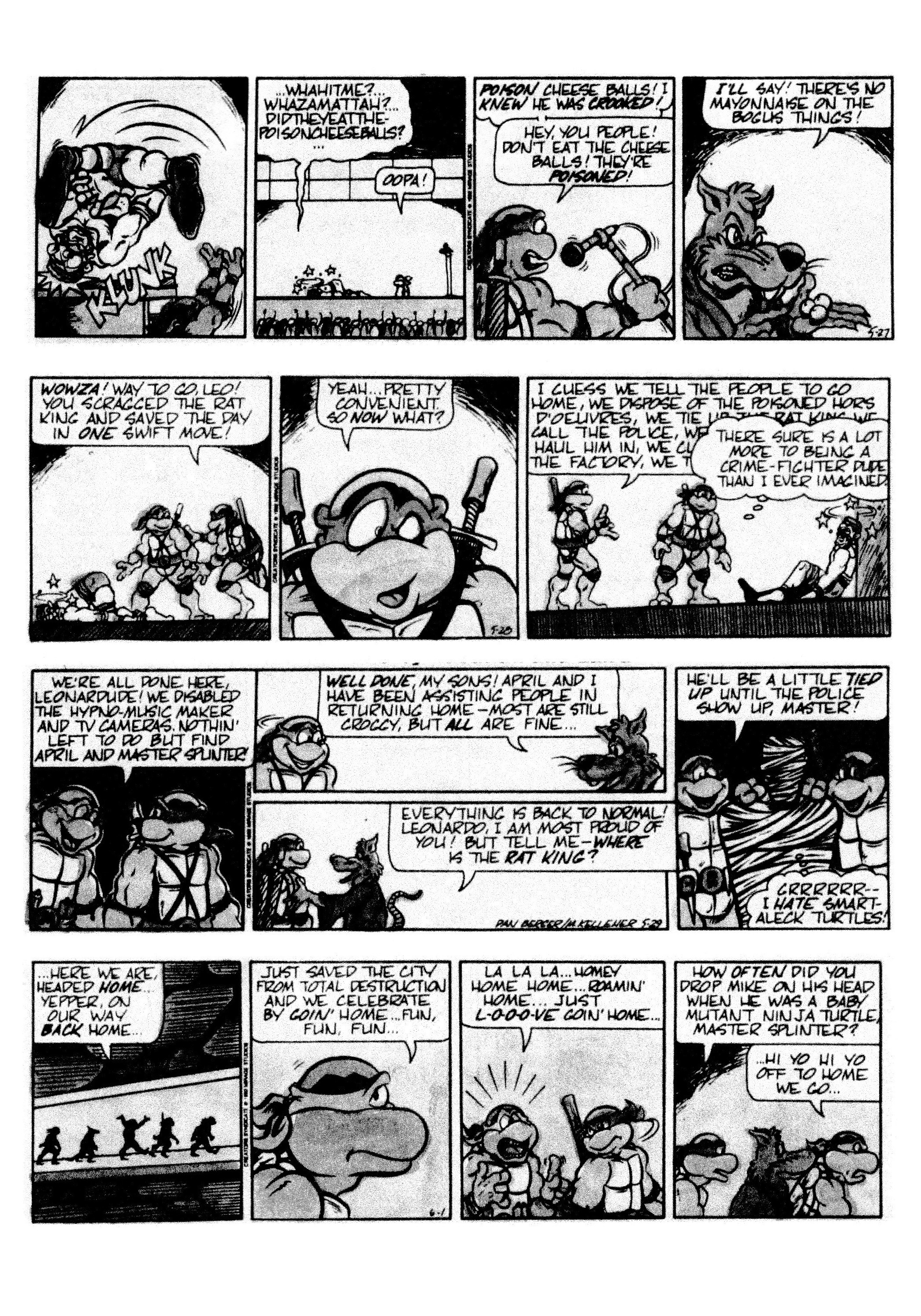 Read online Teenage Mutant Ninja Turtles: Complete Newspaper Daily Comic Strip Collection comic -  Issue # TPB 2 (Part 2) - 12