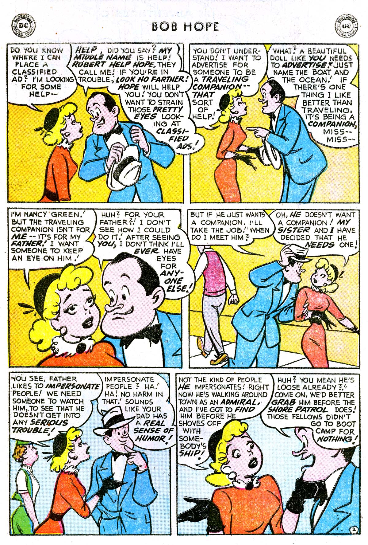 Read online The Adventures of Bob Hope comic -  Issue #34 - 4