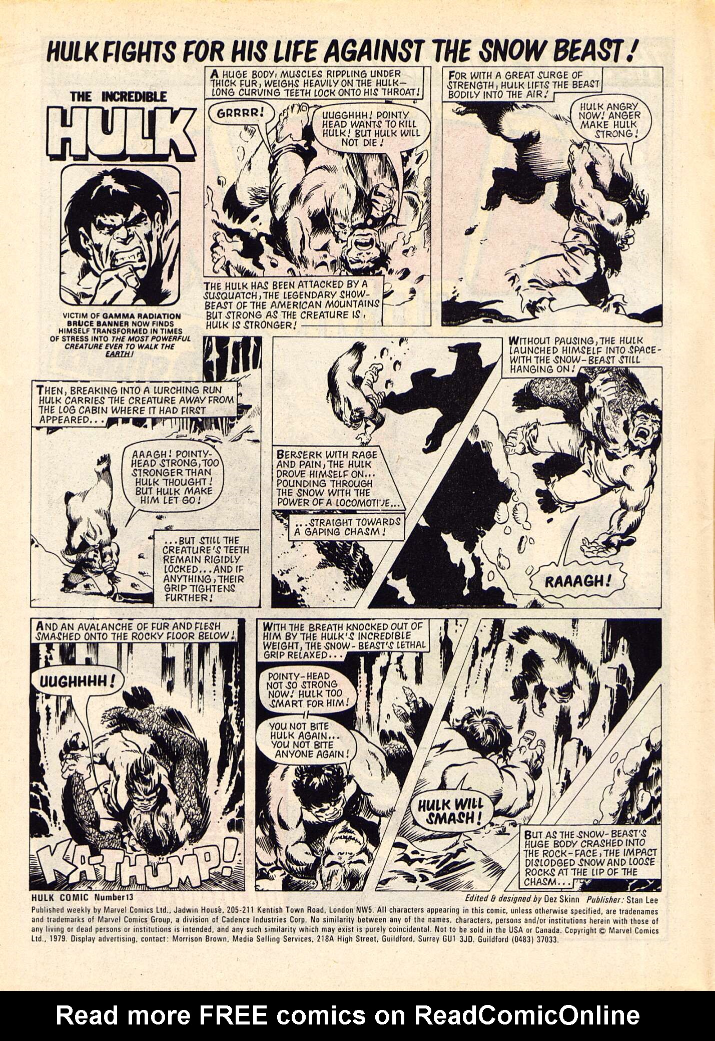 Read online Hulk Comic comic -  Issue #13 - 2