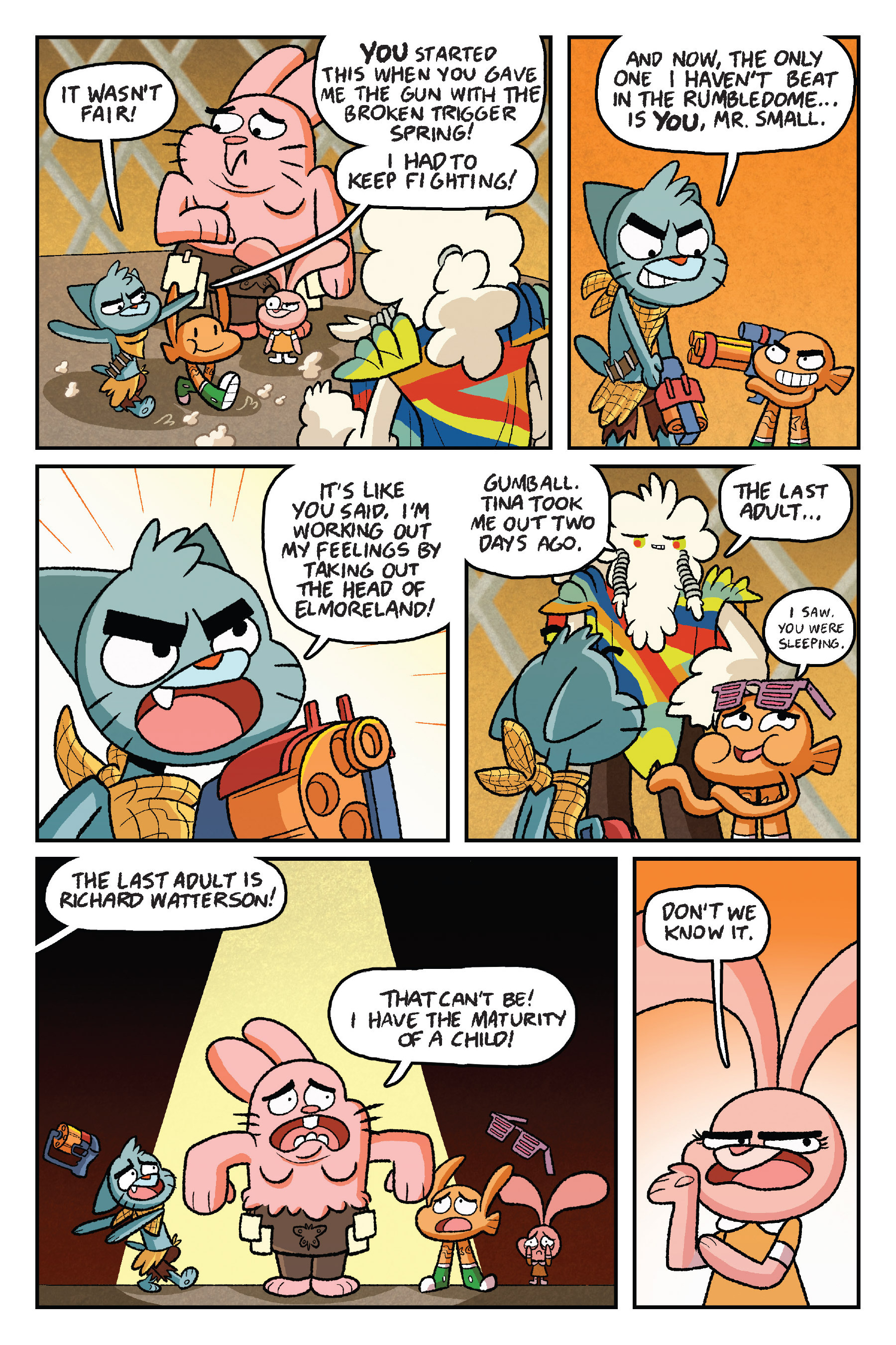 Read online The Amazing World of Gumball: Fairy Tale Trouble comic -  Issue # Full - 153