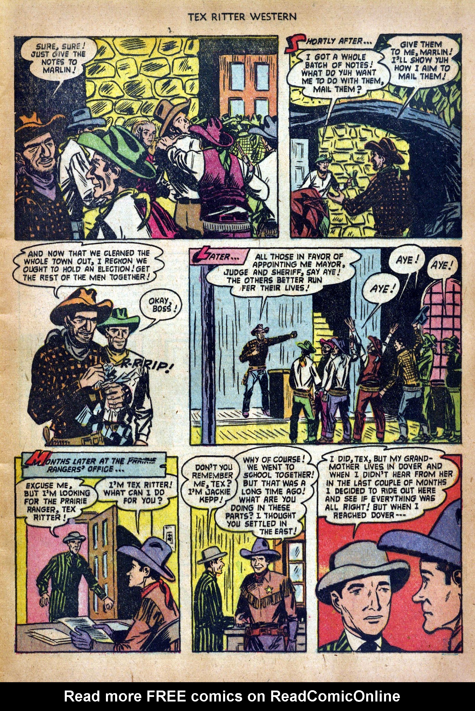 Read online Tex Ritter Western comic -  Issue #17 - 5