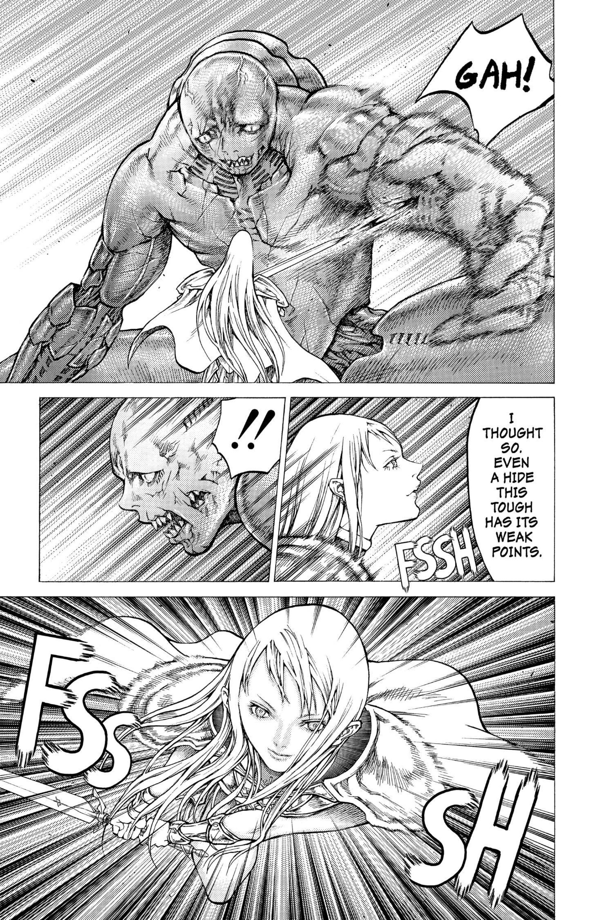 Read online Claymore comic -  Issue #8 - 142