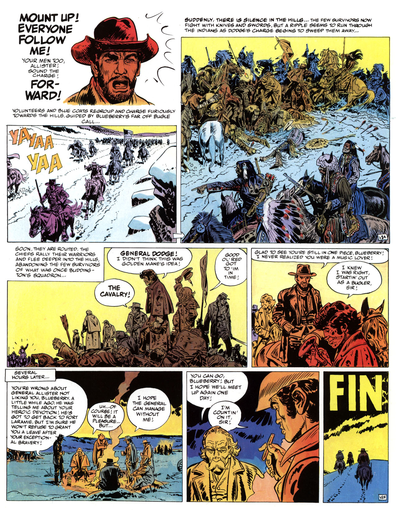 Read online Epic Graphic Novel: Lieutenant Blueberry comic -  Issue #3 - 98