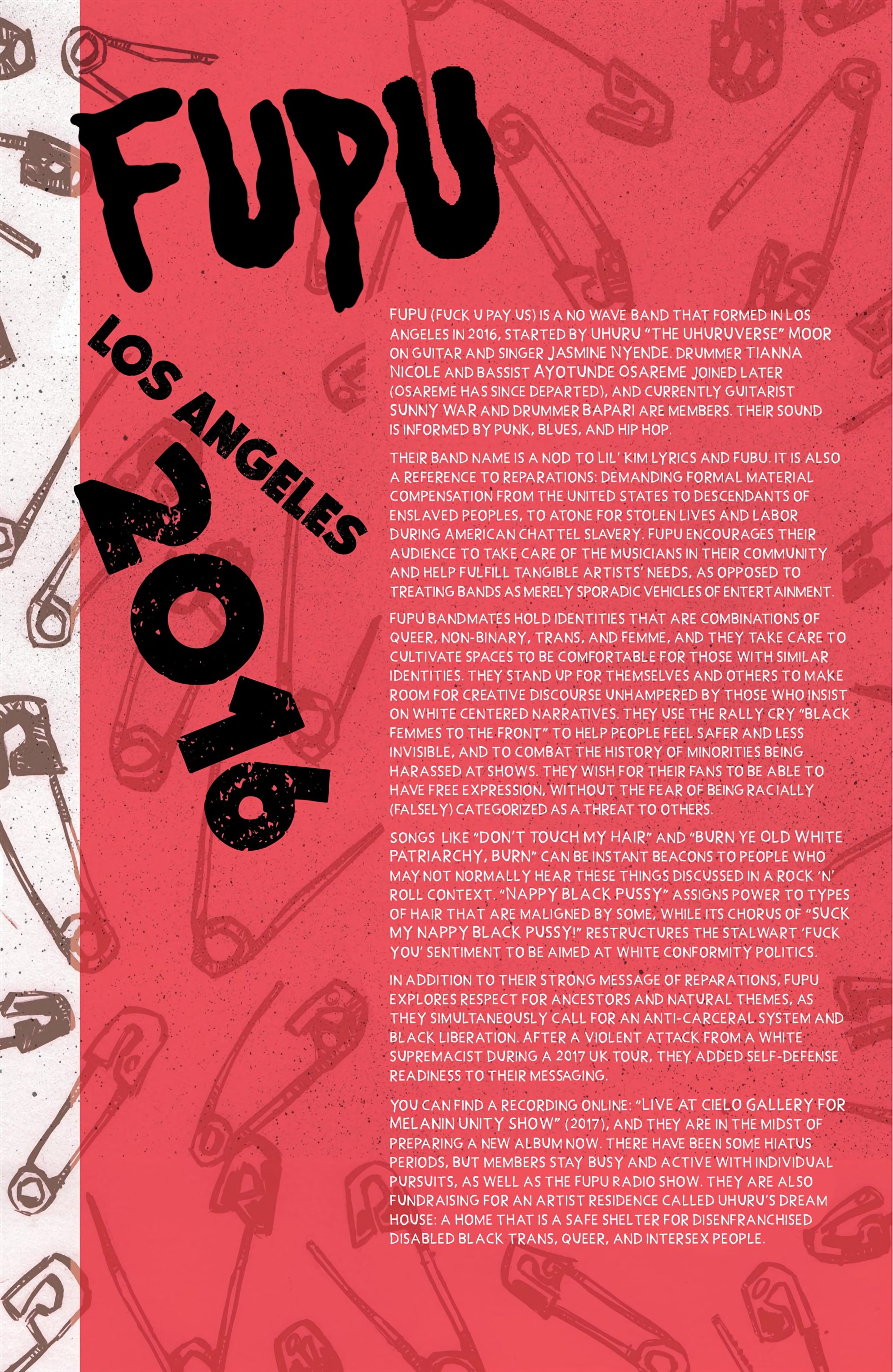 Read online The Secret History of Black Punk: Record Zero comic -  Issue # Full - 33