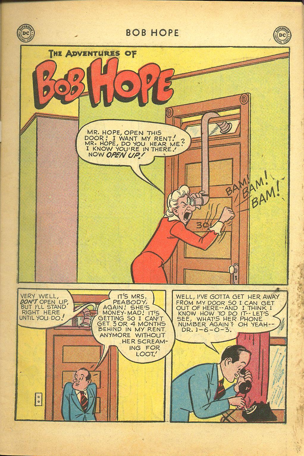 Read online The Adventures of Bob Hope comic -  Issue #10 - 3