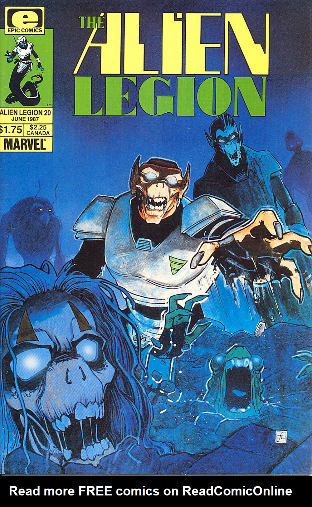 Read online Alien Legion comic -  Issue #20 - 1