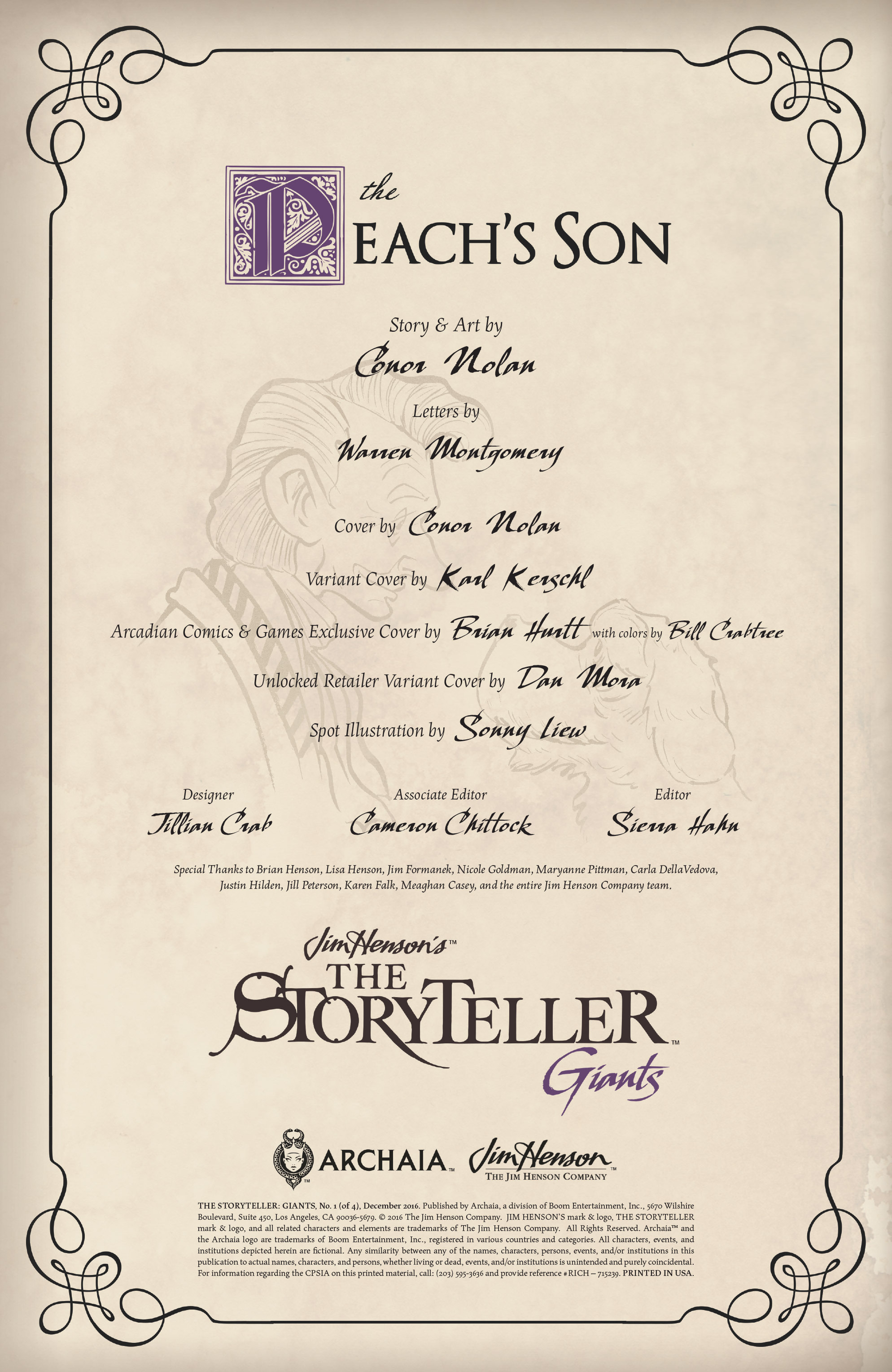 Read online Jim Henson's Storyteller: Giants comic -  Issue #1 - 2