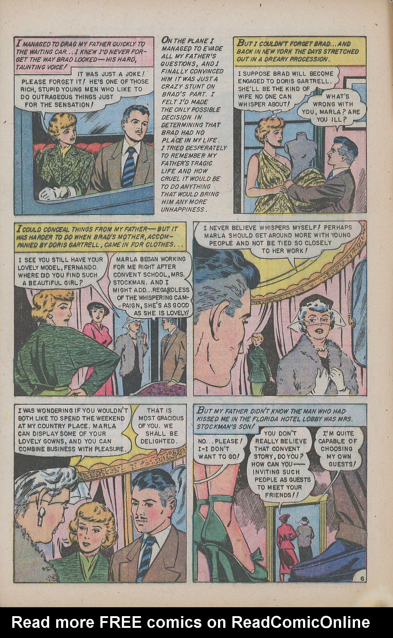 Read online Glamorous Romances comic -  Issue #75 - 8