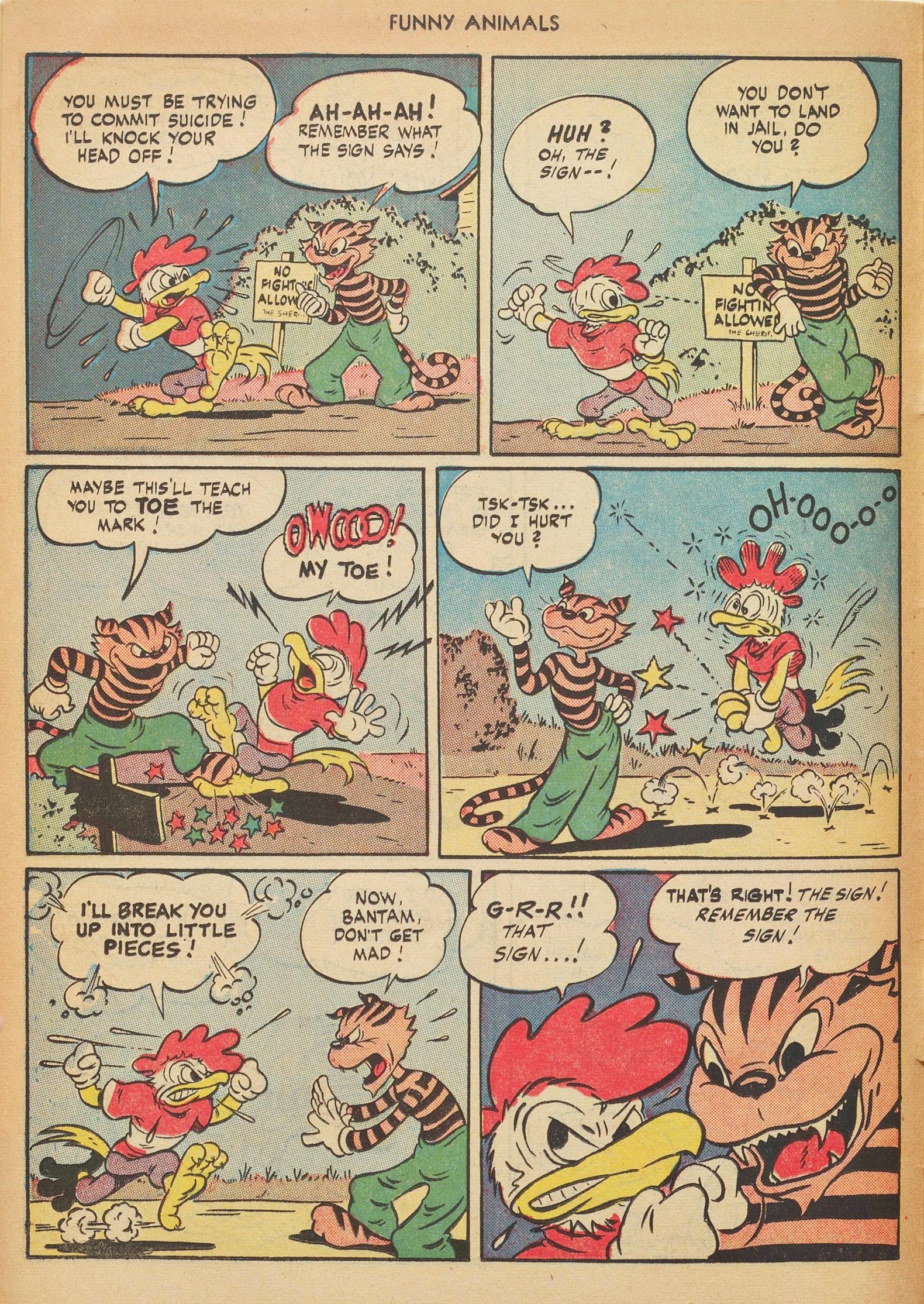 Read online Fawcett's Funny Animals comic -  Issue #49 - 12