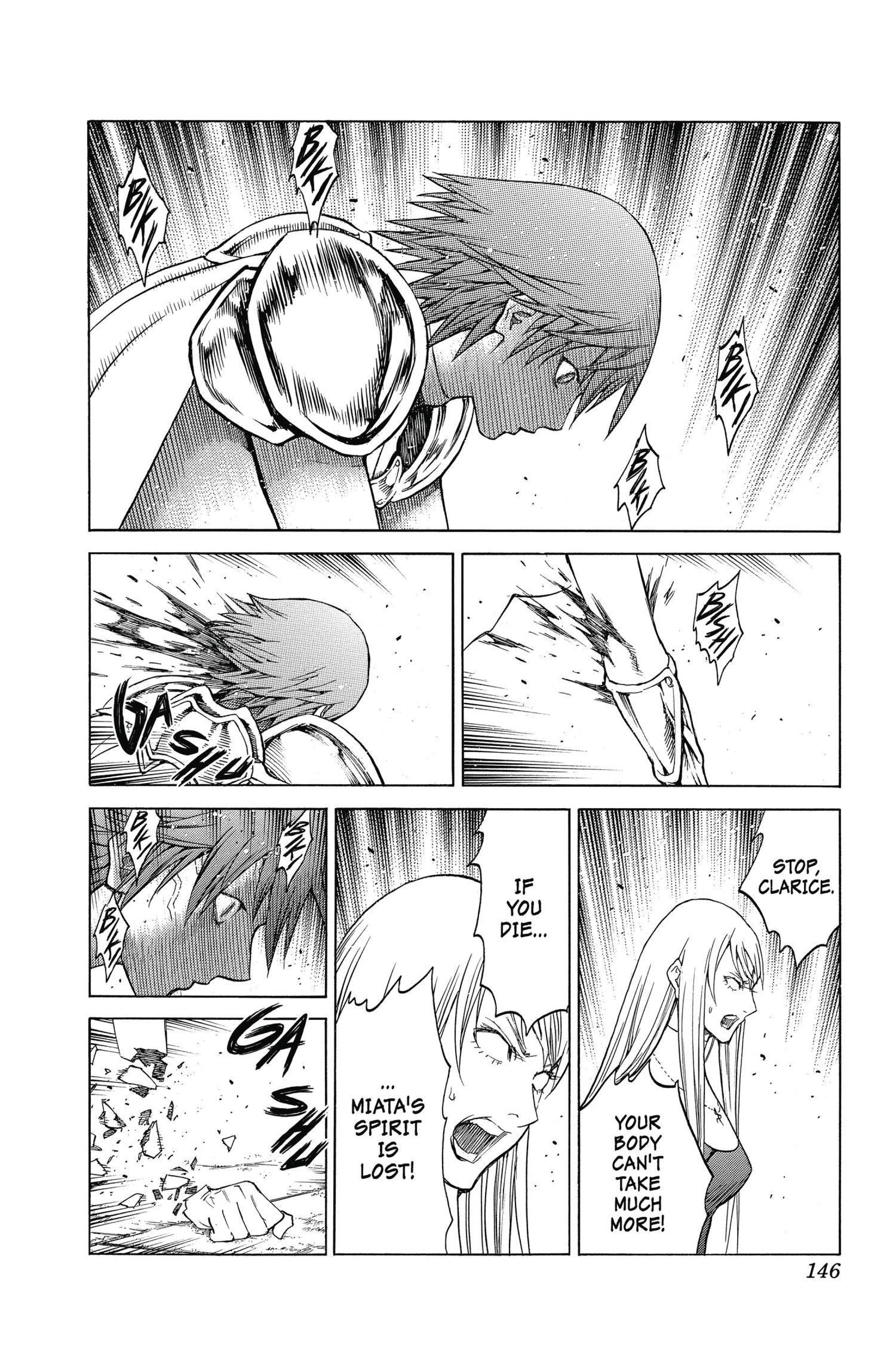 Read online Claymore comic -  Issue #25 - 130