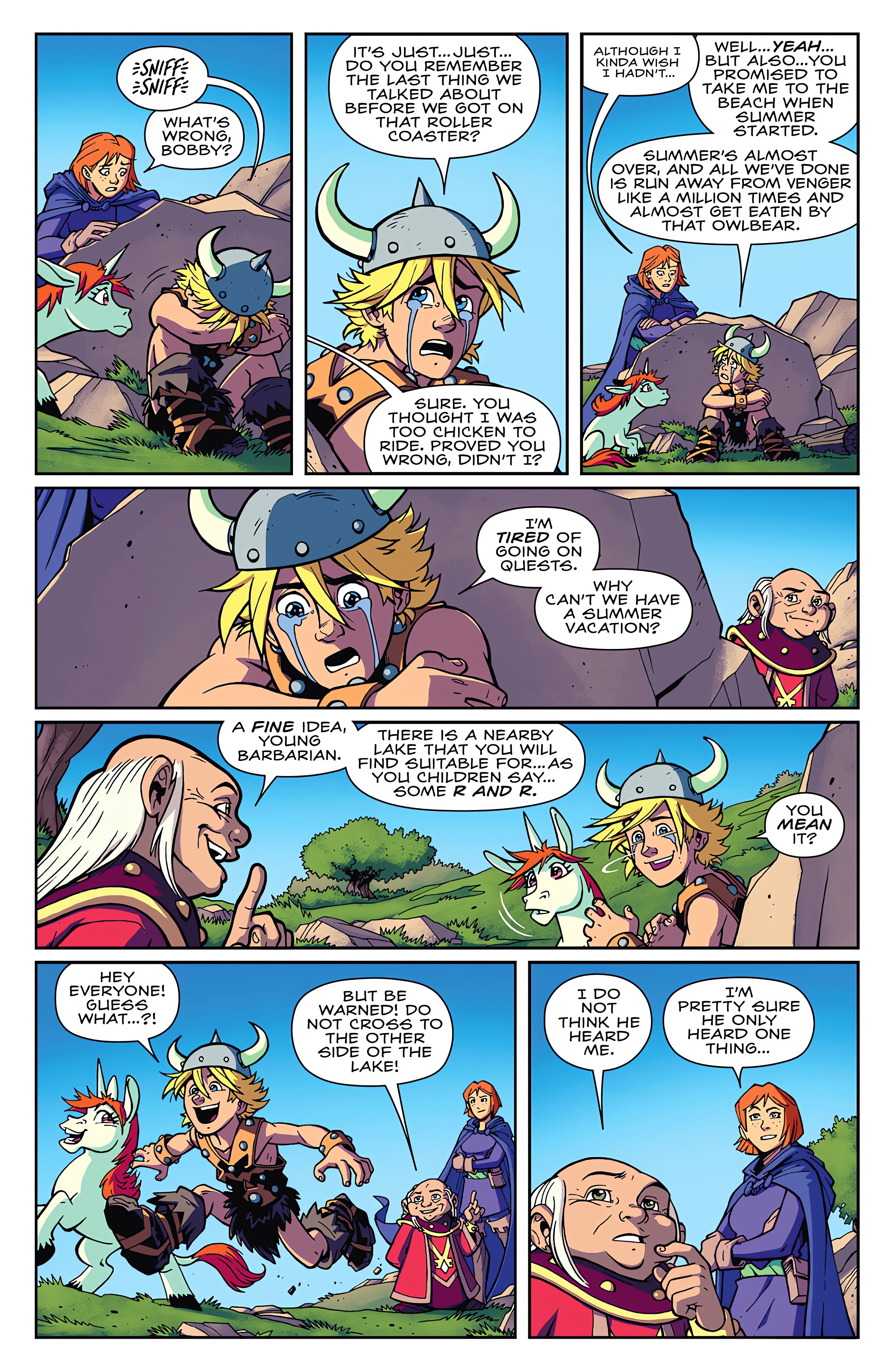 Read online IDW Endless - Summer Dungeons and Dragons: Saturday Morning Adventures comic -  Issue # Full - 7