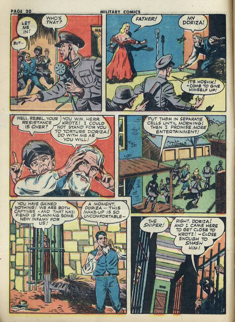 Read online Military Comics comic -  Issue #20 - 22