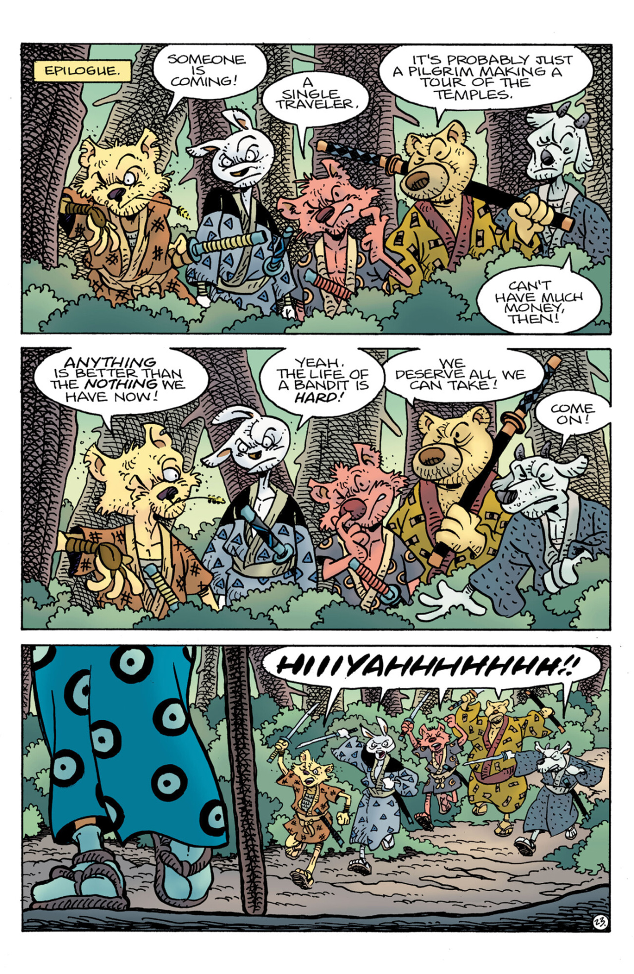 Read online Teenage Mutant Ninja Turtles/Usagi Yojimbo: WhereWhen comic -  Issue #5 - 25